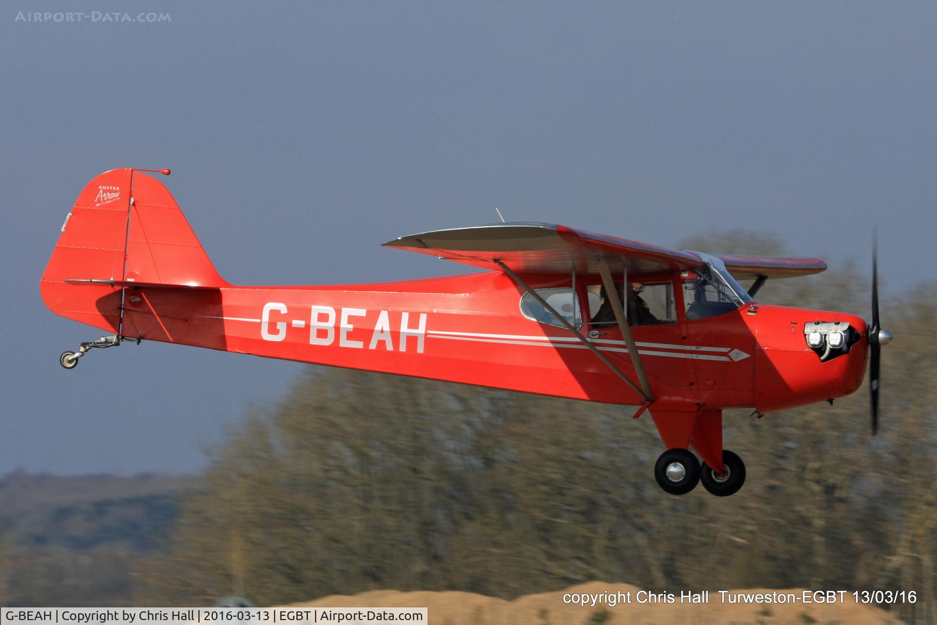 G-BEAH, 1946 Auster J-2 Arrow C/N 2366, at the Vintage Aircraft Club spring rally