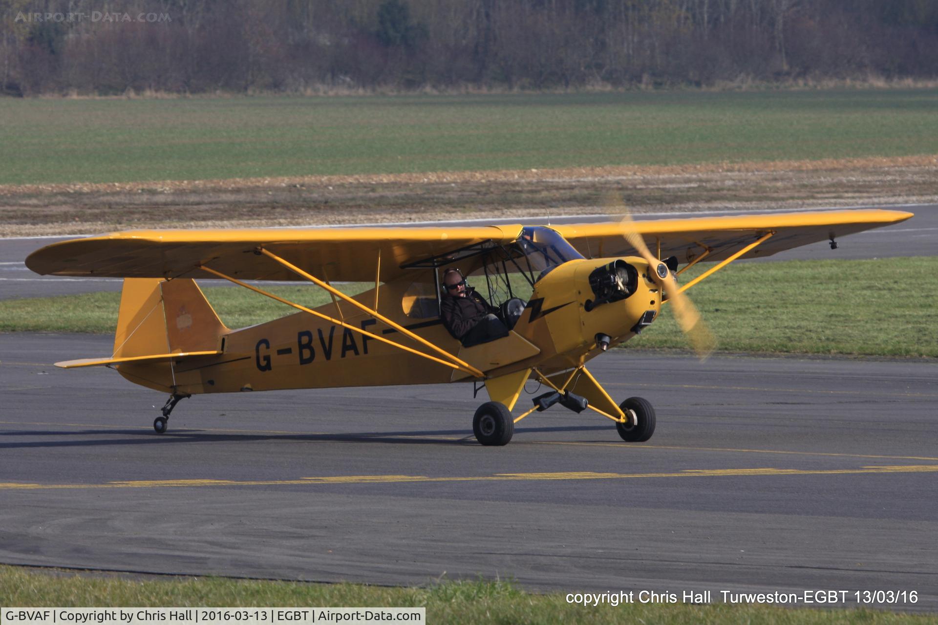 G-BVAF, 1940 Piper J3C-65 Cub Cub C/N 4645, at the Vintage Aircraft Club spring rally