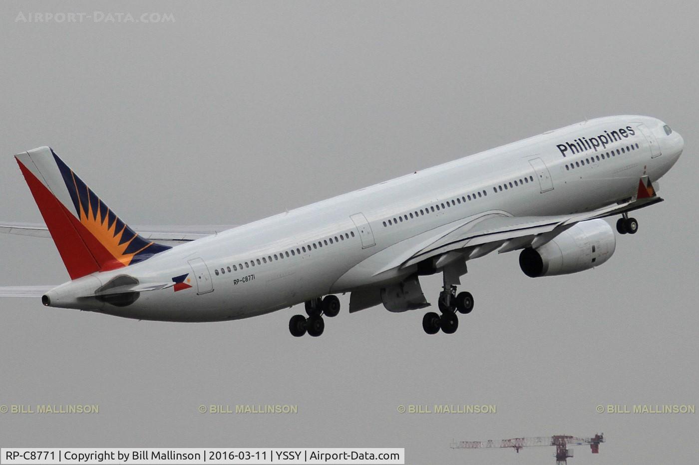 RP-C8771, 2014 Airbus A330-343 C/N 1568, away to MNL