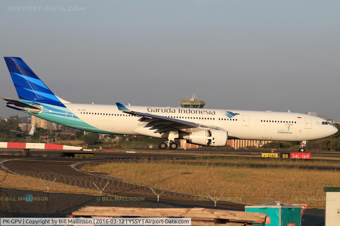 PK-GPV, 2014 Airbus A330-343 C/N 1577, in from 34L
