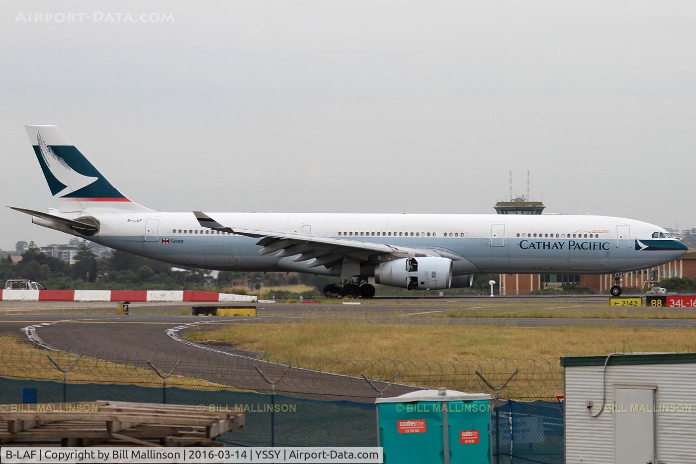 B-LAF, 2007 Airbus A330-342X C/N 855, in as CX101