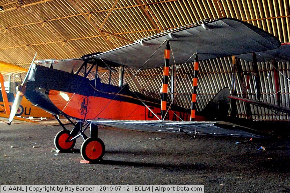 G-AANL, 1929 De Havilland DH.60M Moth C/N 1446, De Havilland DH.60M Moth [1446] White Waltham~G 12/07/2010