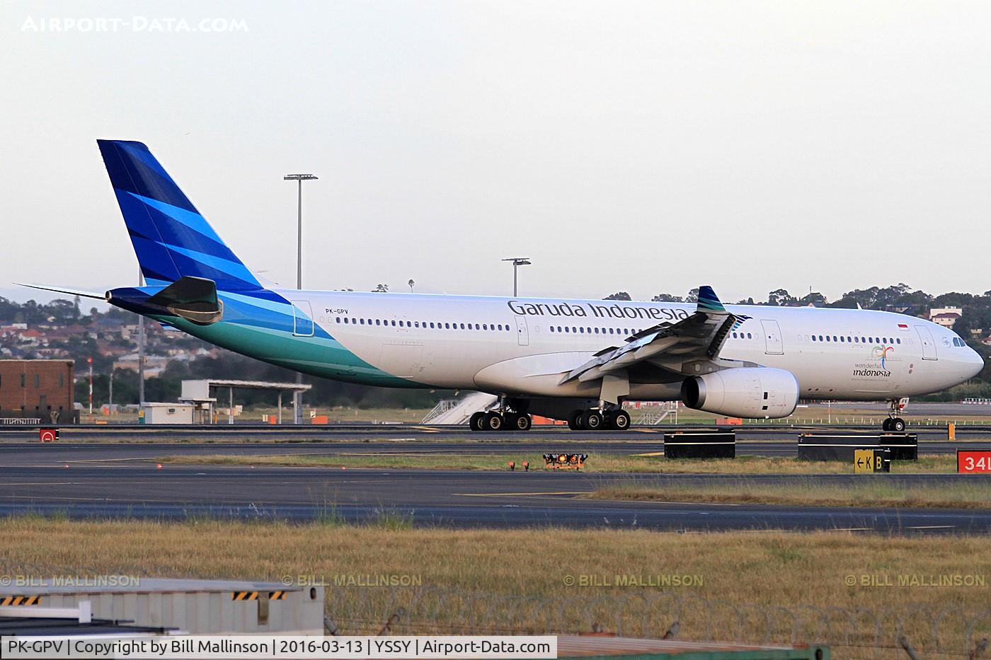 PK-GPV, 2014 Airbus A330-343 C/N 1577, in from CGK
