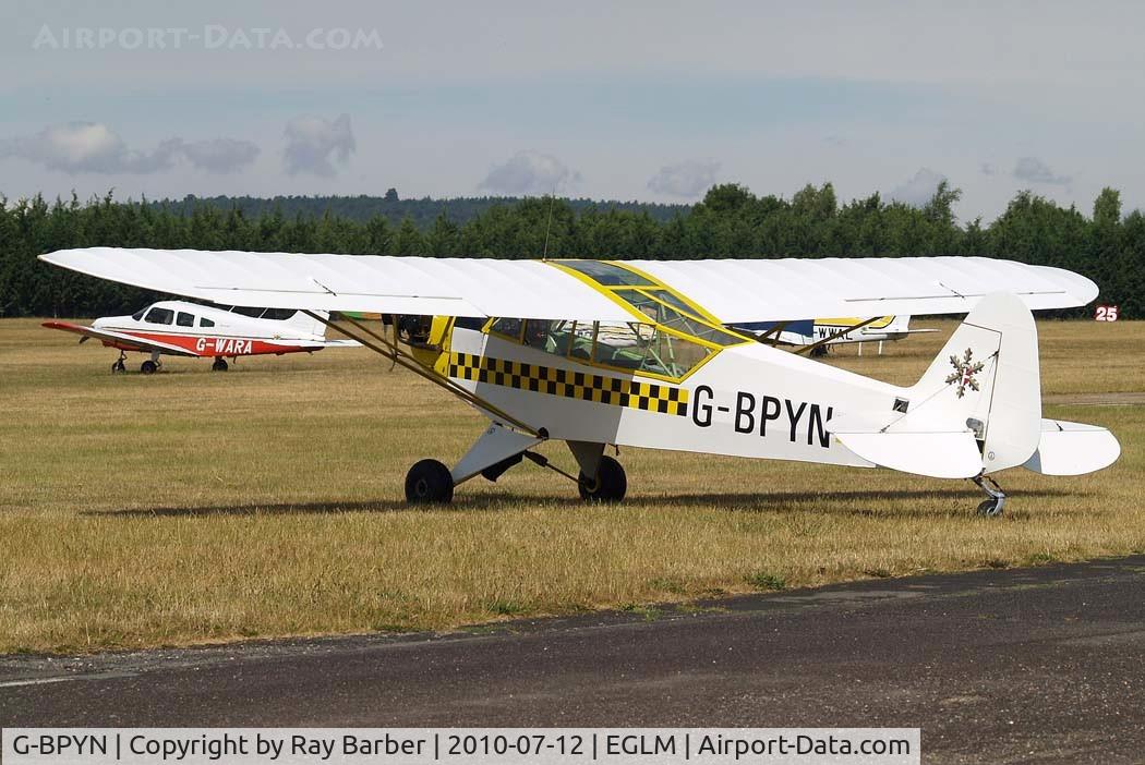 G-BPYN, 1943 Piper L-4H Grasshopper (J3C-65D) C/N 11422, G-BPYN   Piper J-3C-65 Cub [11422] White Waltham~G 12/07/2010