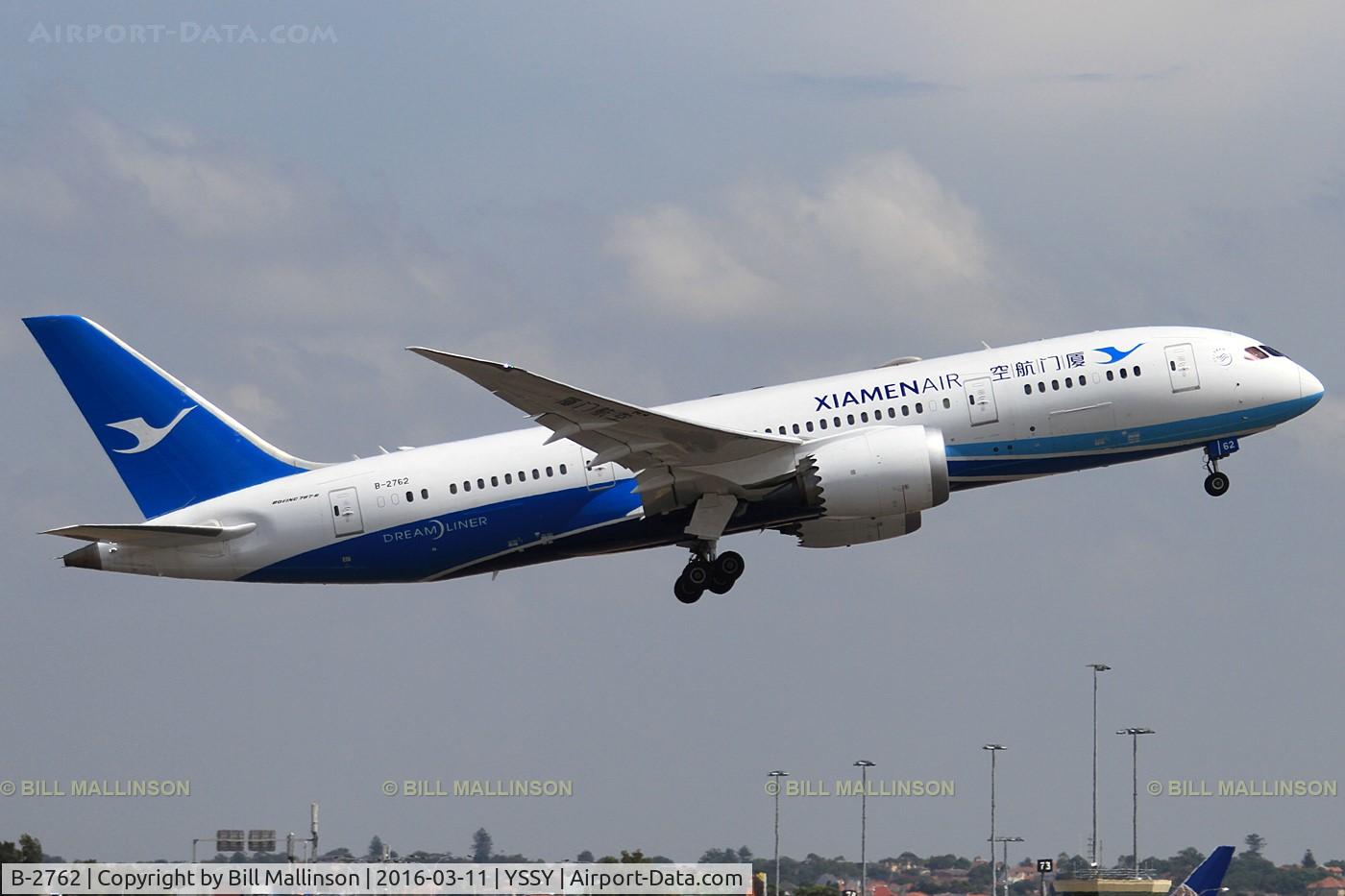 B-2762, 2015 Boeing 787-8 Dreamliner Dreamliner C/N 41542, away off 34L