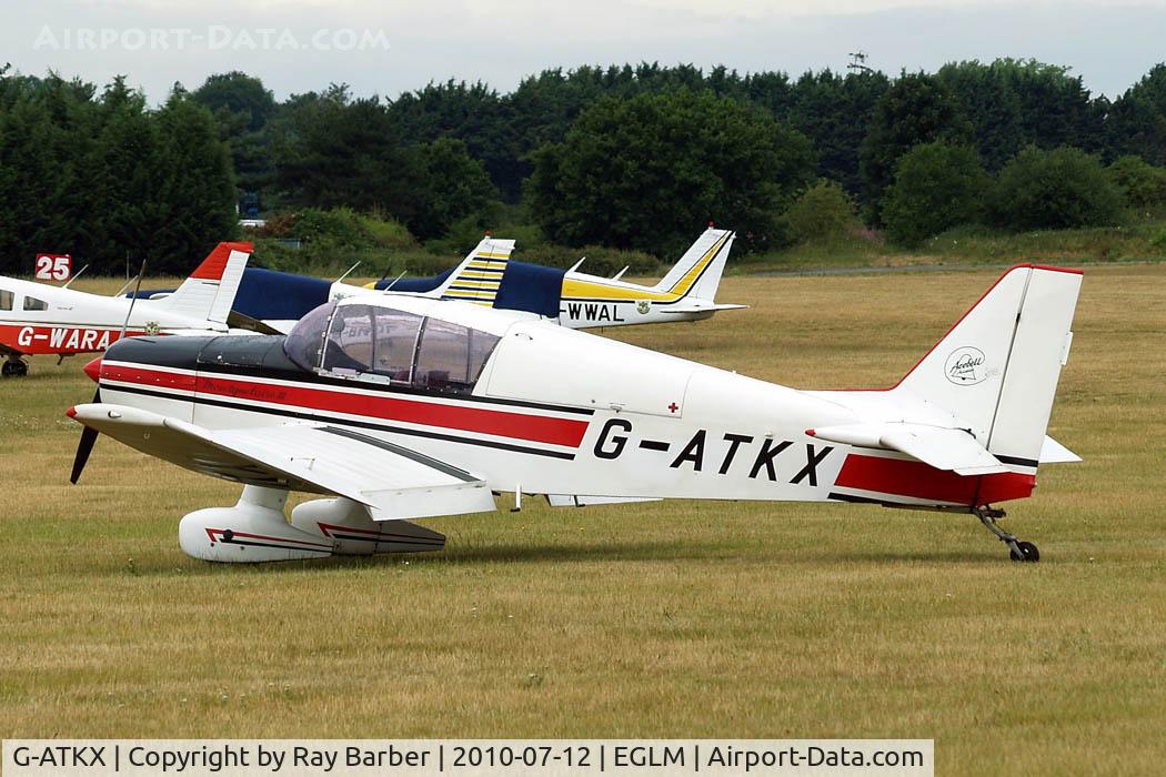 G-ATKX, 1966 Jodel D-140C Mousequetaire III C/N 163, SAN Jodel D.140C Mousquetaire [163] White Waltham~G 12/07/2010