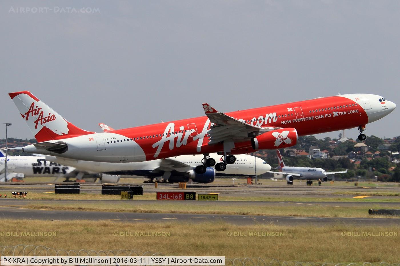 PK-XRA, 2005 Airbus A330-343X C/N 716, up off 34L