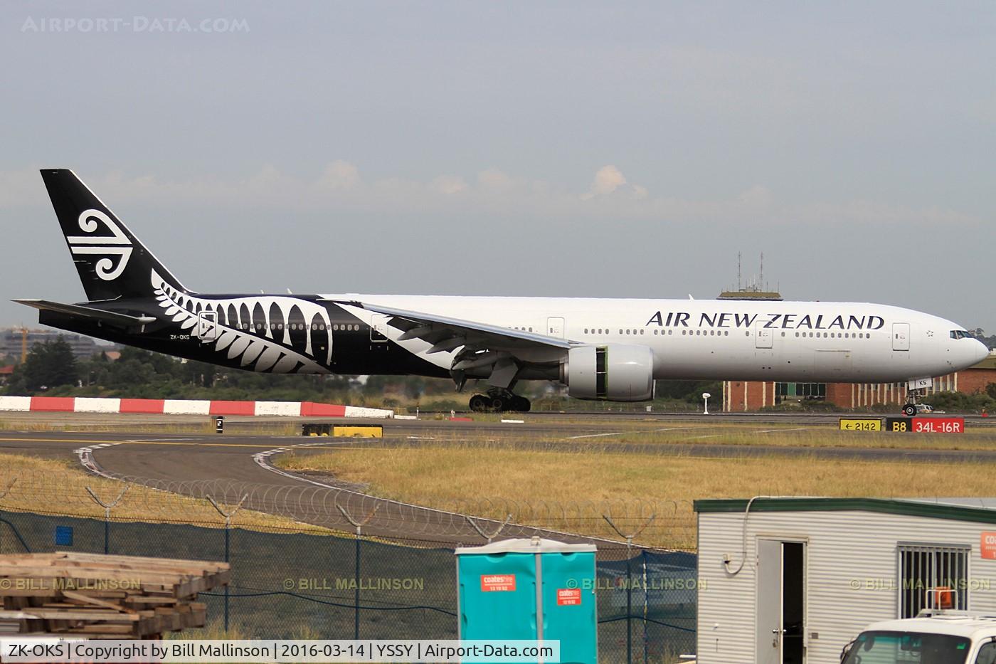 ZK-OKS, 2014 Boeing 777-306/ER C/N 44547, in as NZ101