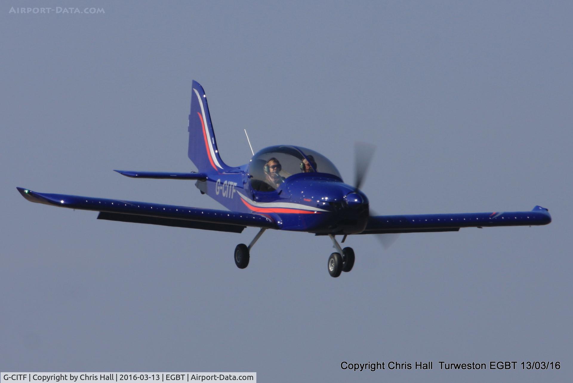 G-CITF, 2015 Evektor EV-97 Eurostar SL C/N 2015-4223, at the Vintage Aircraft Club spring rally