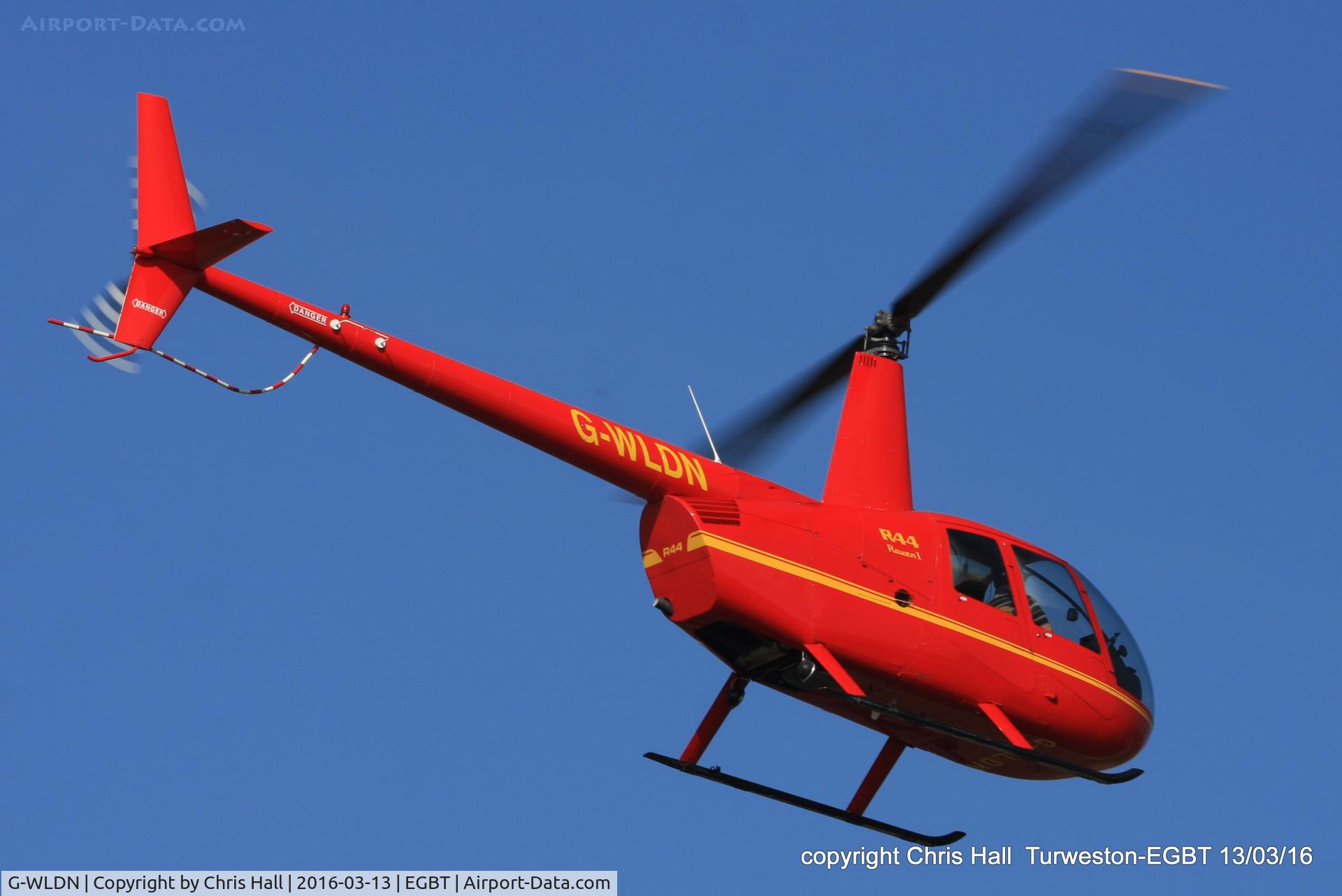 G-WLDN, 2005 Robinson R44 Raven 1 C/N 1507, at the Vintage Aircraft Club spring rally