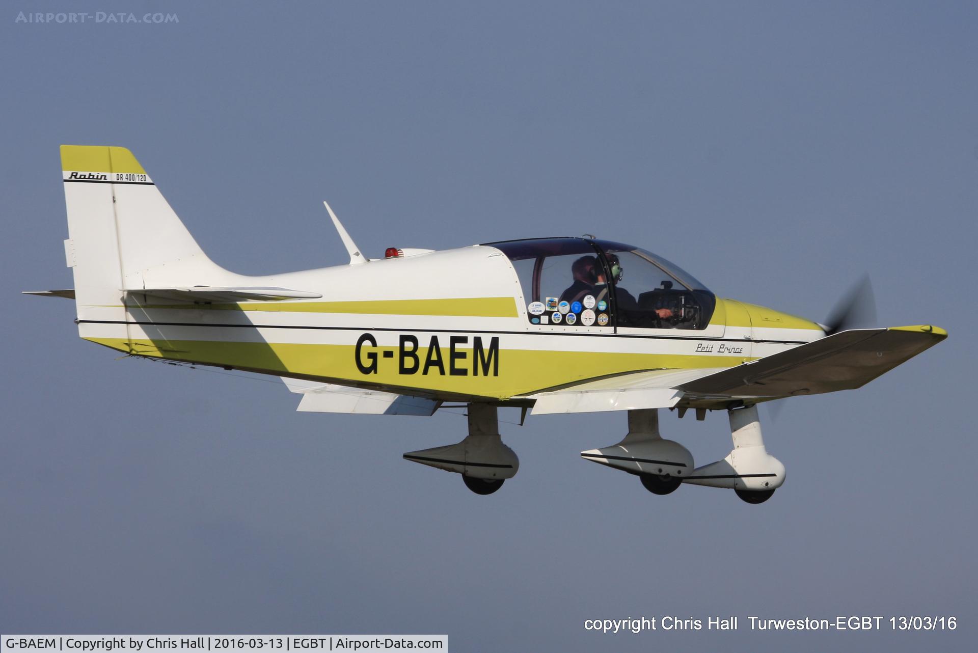 G-BAEM, 1972 Robin DR-400-120 Petit Prince C/N 728, at the Vintage Aircraft Club spring rally