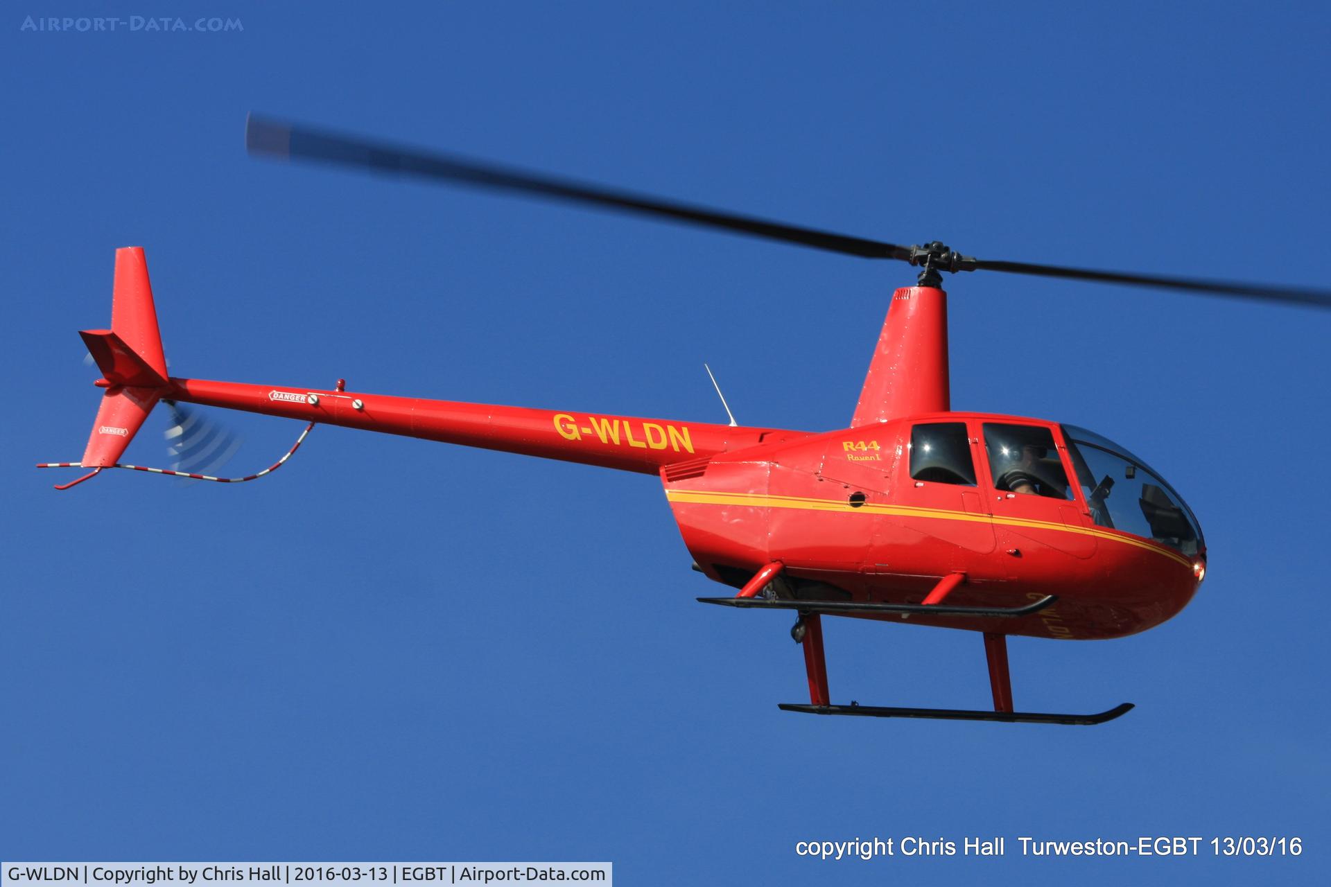 G-WLDN, 2005 Robinson R44 Raven 1 C/N 1507, at the Vintage Aircraft Club spring rally