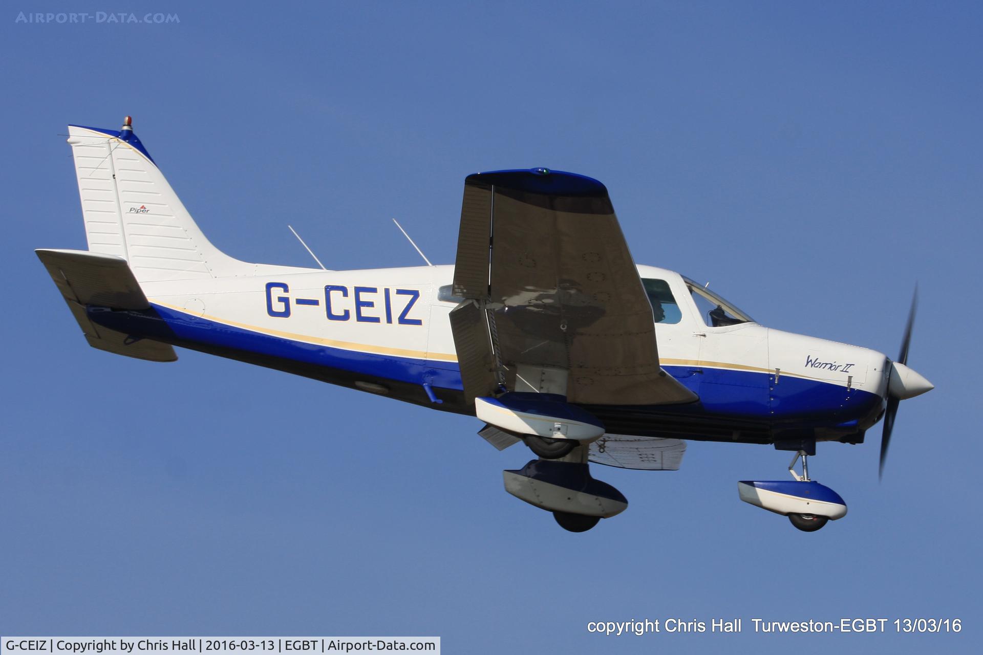 G-CEIZ, 1980 Piper PA-28-161 Cherokee Warrior II C/N 28-8116076, at the Vintage Aircraft Club spring rally