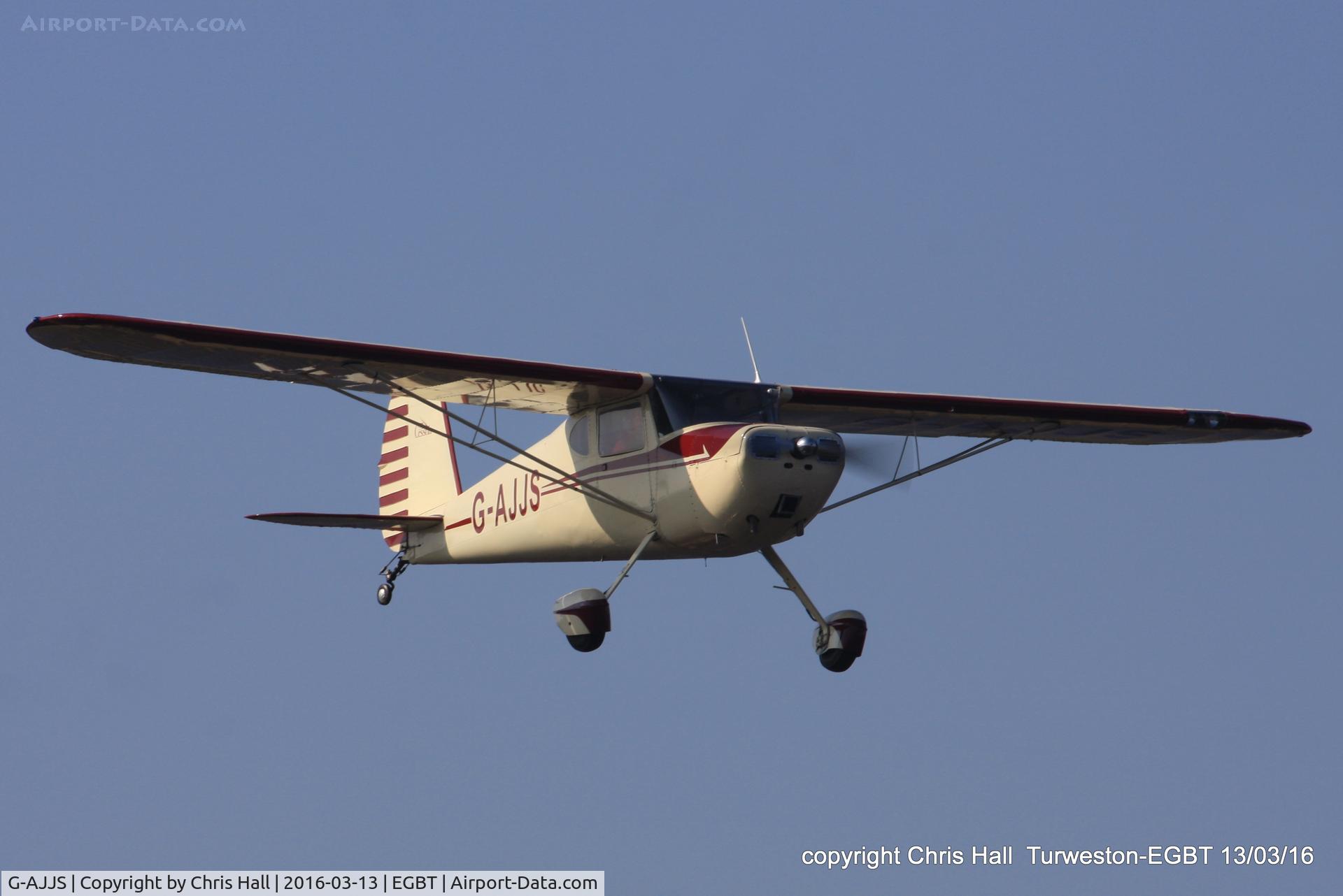 G-AJJS, 1947 Cessna 120 C/N 13047, at the Vintage Aircraft Club spring rally
