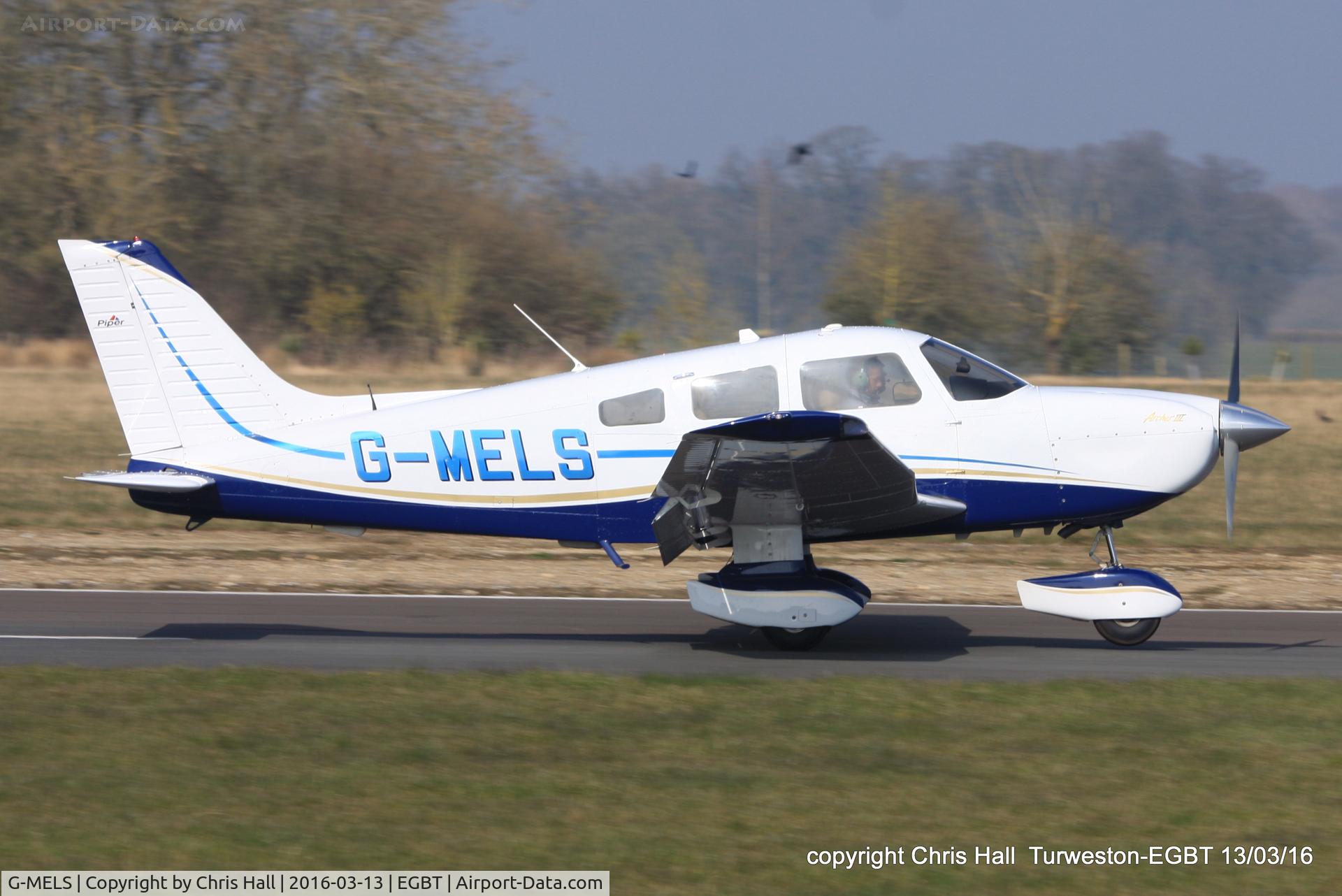 G-MELS, 2006 Piper PA-28-181 Cherokee Archer III C/N 2843633, at the Vintage Aircraft Club spring rally