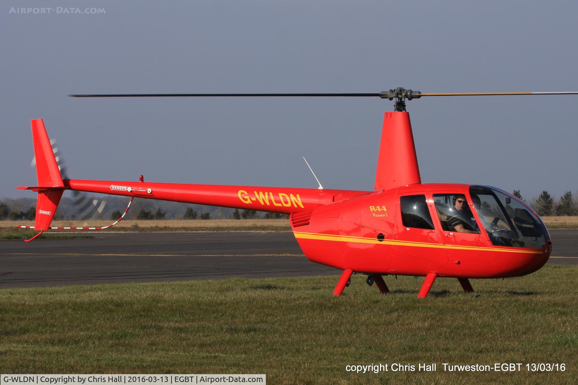 G-WLDN, 2005 Robinson R44 Raven 1 C/N 1507, at the Vintage Aircraft Club spring rally