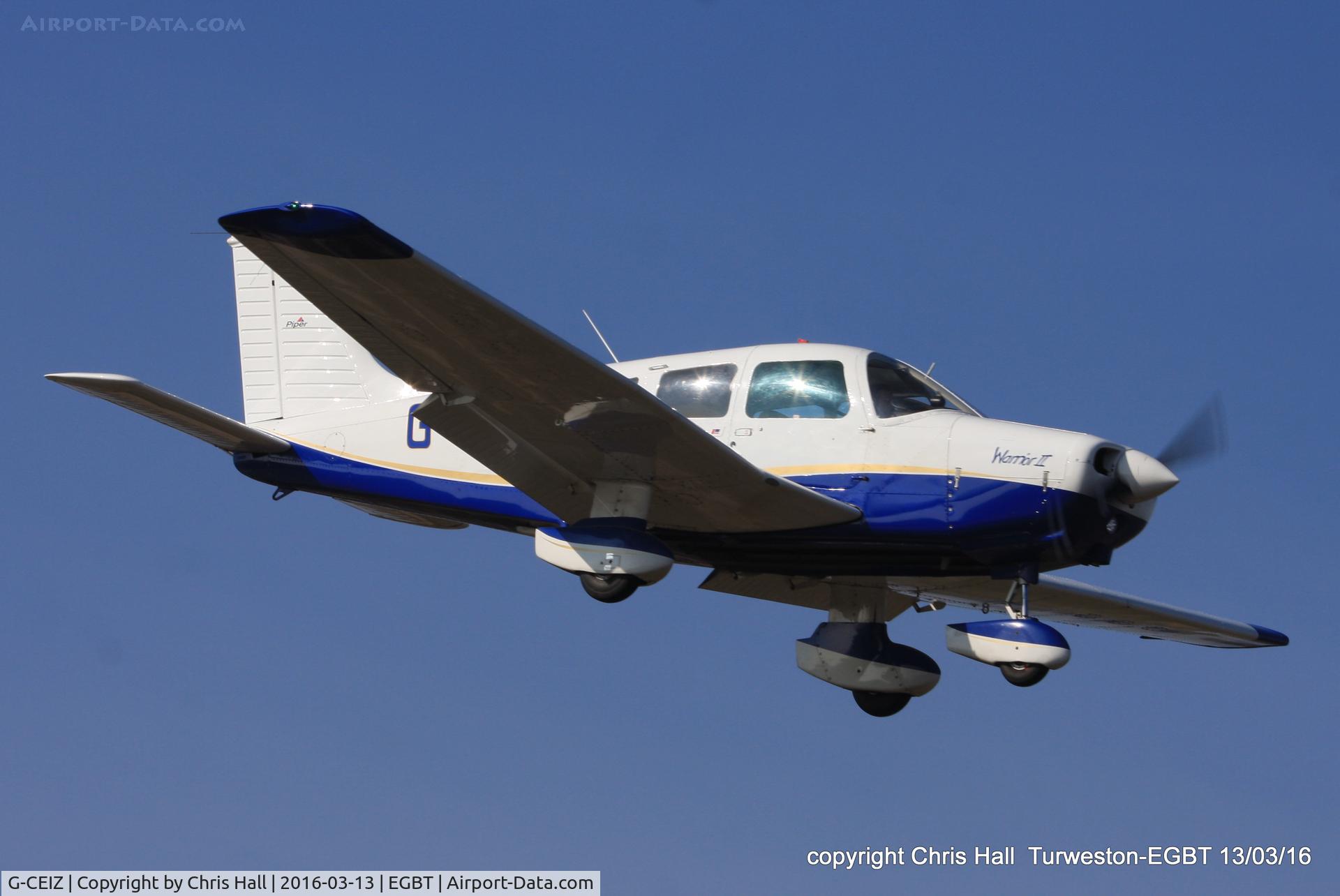G-CEIZ, 1980 Piper PA-28-161 Cherokee Warrior II C/N 28-8116076, at the Vintage Aircraft Club spring rally