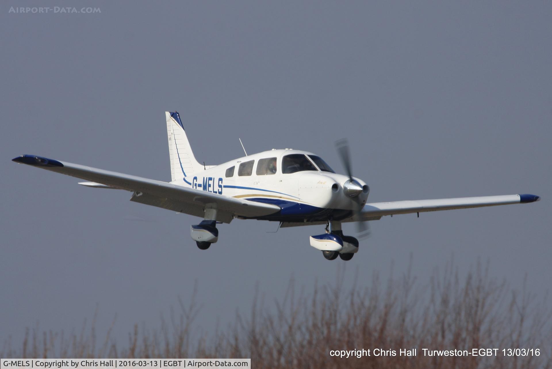 G-MELS, 2006 Piper PA-28-181 Cherokee Archer III C/N 2843633, at the Vintage Aircraft Club spring rally
