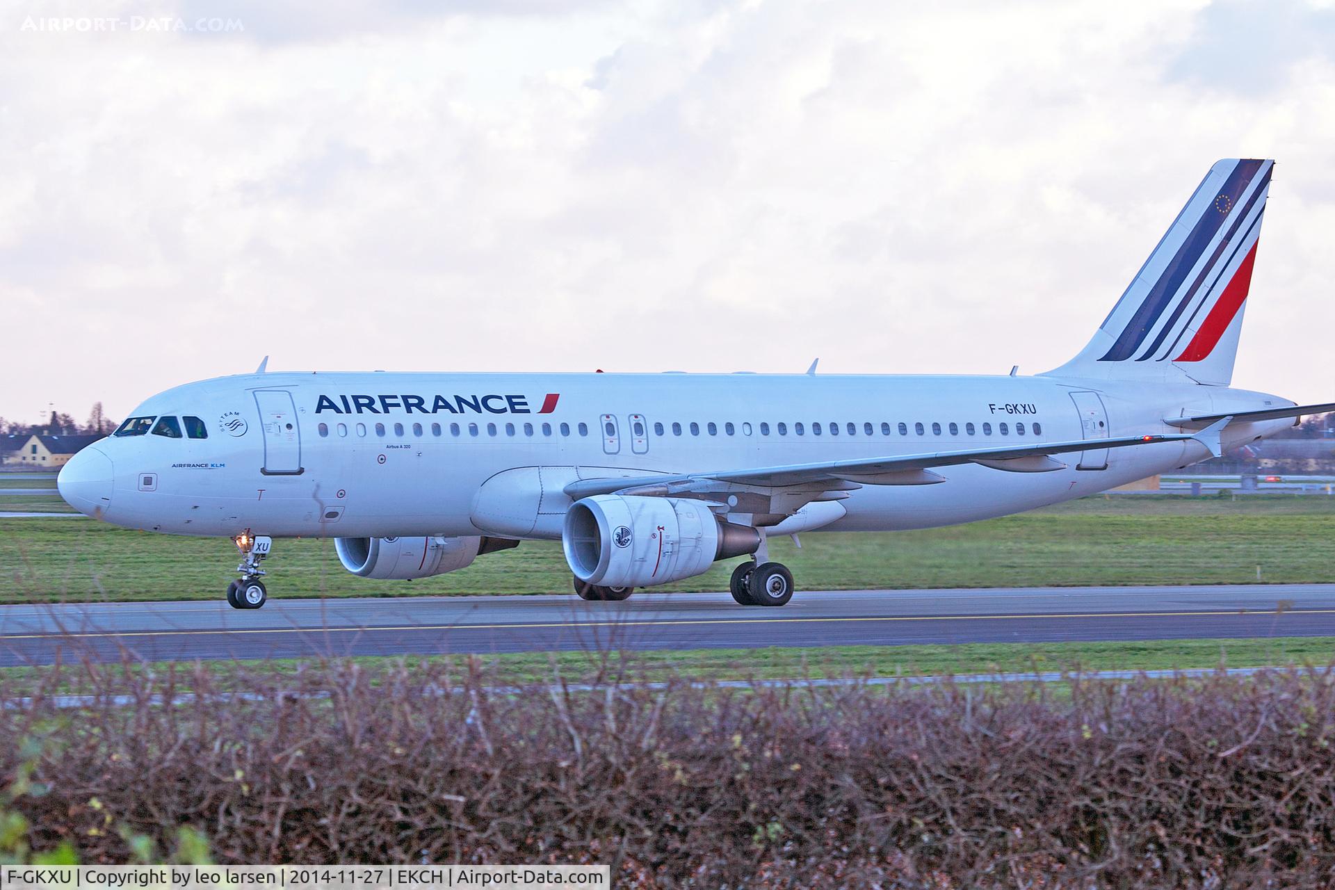 F-GKXU, 2009 Airbus A320-214 C/N 4063, Copenhagen 27.11.14