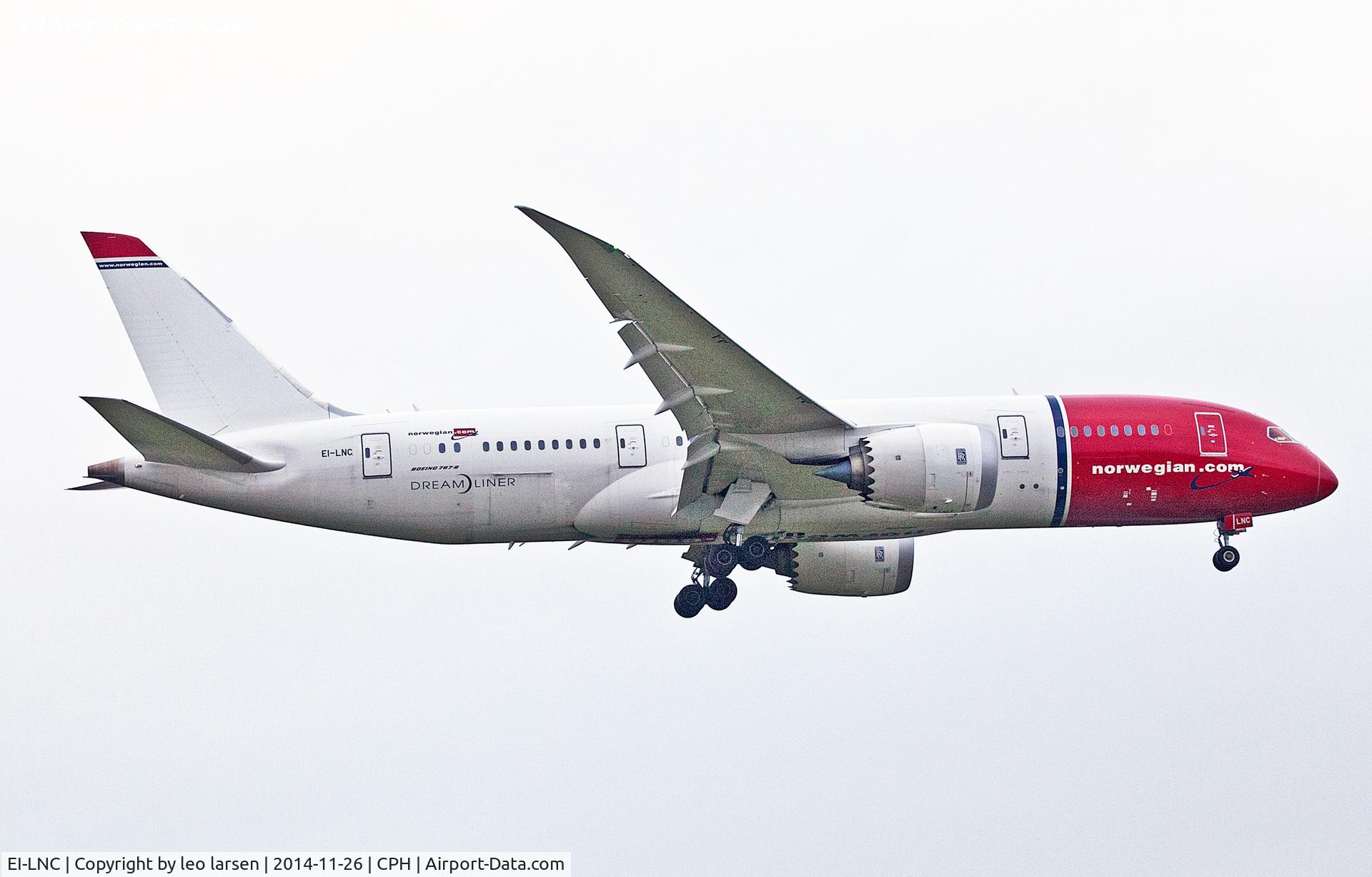 EI-LNC, 2013 Boeing 787-8 Dreamliner C/N 34795, Copenhagen 26.11.14