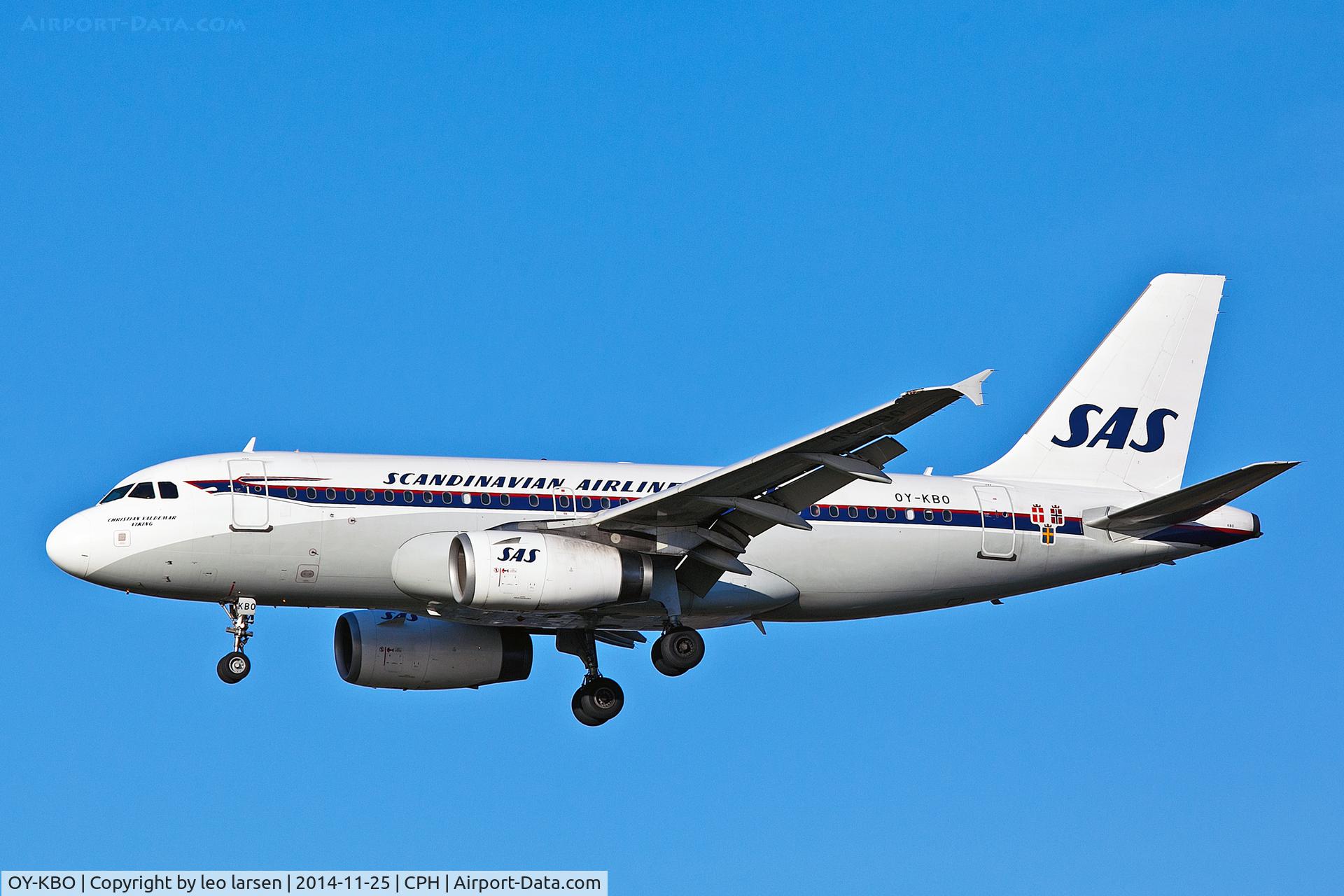 OY-KBO, 2006 Airbus A319-131 C/N 2850, Copenhagen 25.11.14