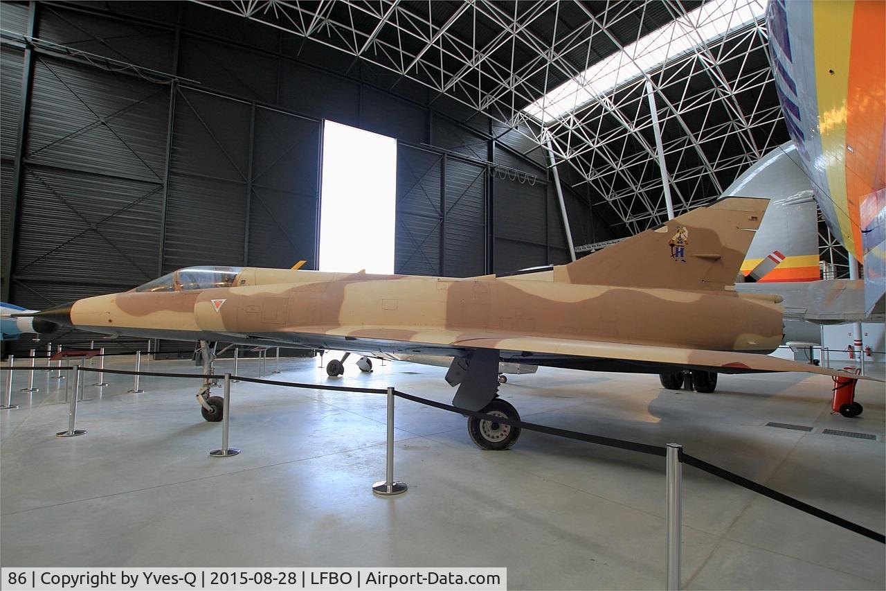 86, 1965 Dassault Mirage IIIC C/N 86, Dassault Mirage IIIC, Ailes Anciennes Collection, Preserved at Aeroscopia Museum, Toulouse-Blagnac