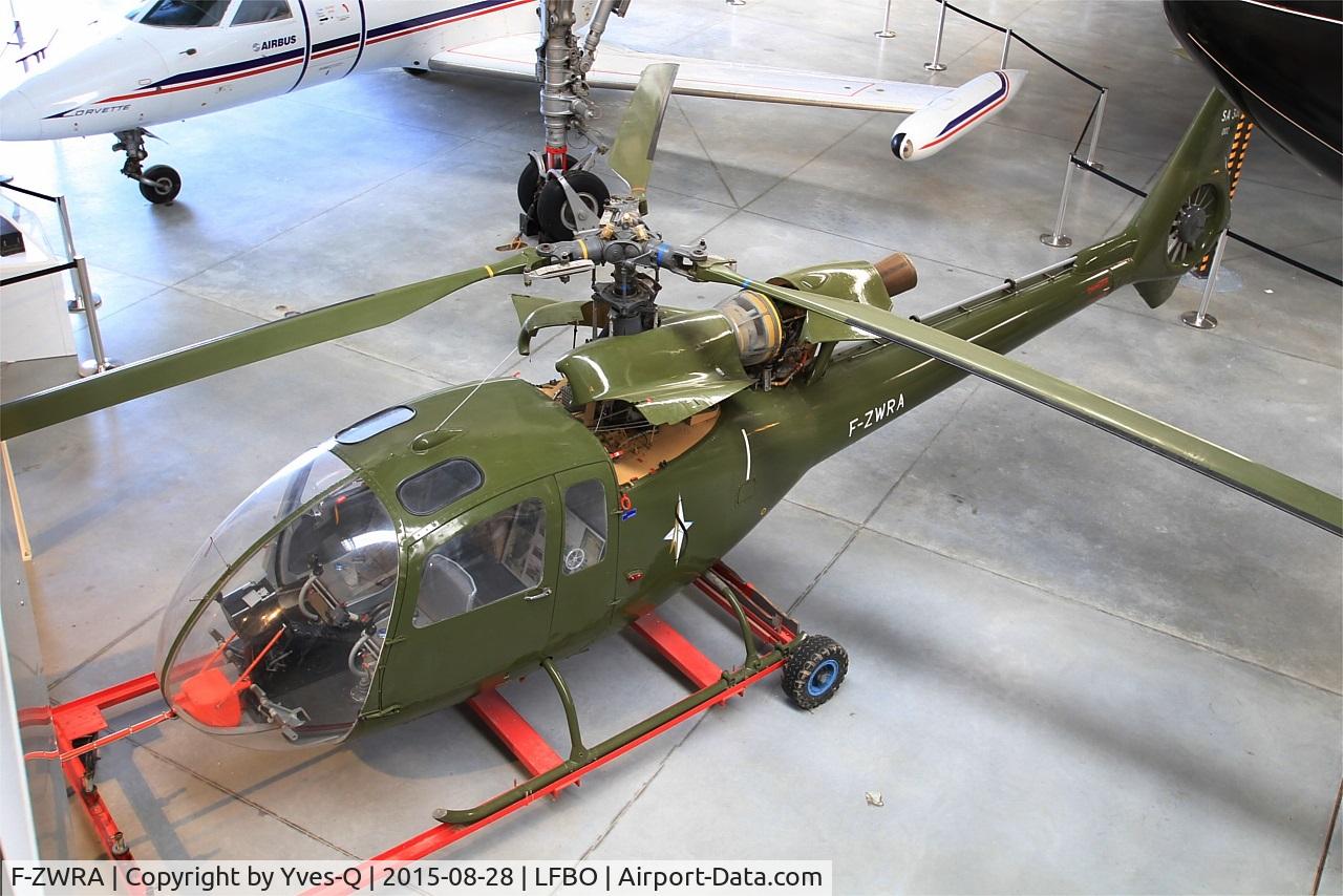 F-ZWRA, Sud Aviation SA-340 Gazelle C/N 002, Sud Aviation SA 340 Gazelle, preserved at Aeroscopia museum, Toulouse-Blagnac