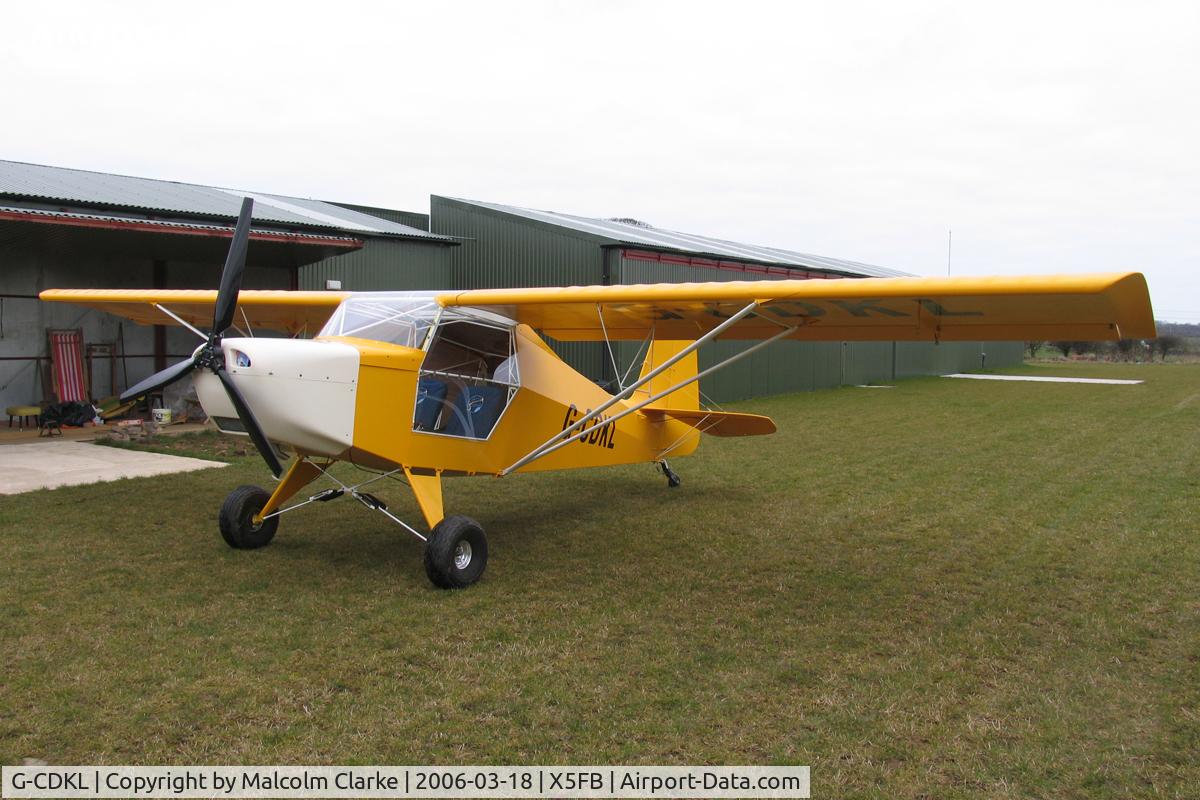 G-CDKL, 2005 Reality Escapade 912(2) C/N BMAA/HB/359, Reality Escapade 912-2, Fishburn Airfield, March 2006.