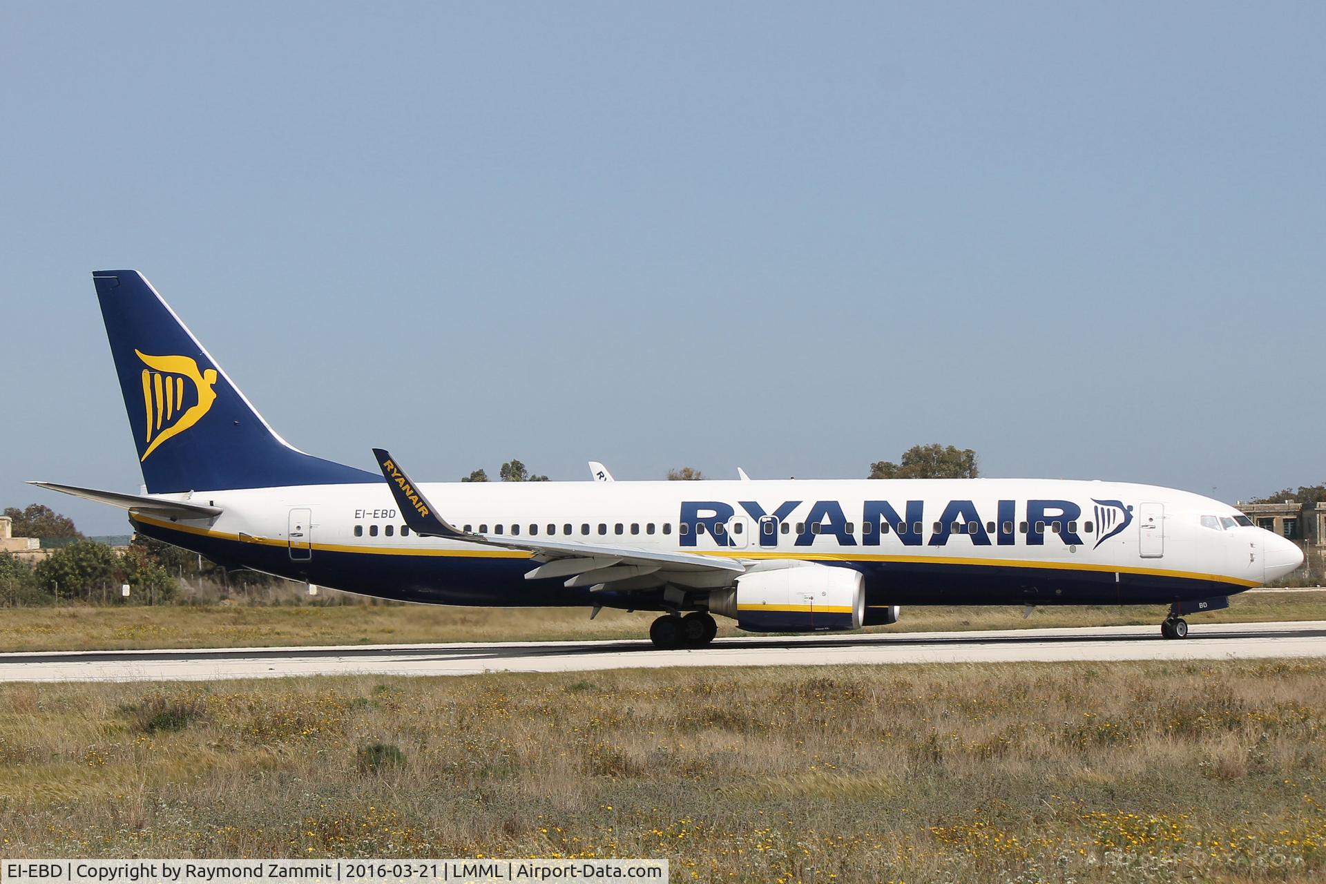 EI-EBD, 2009 Boeing 737-8AS C/N 37522, B737-800 EI-EBD Ryanair