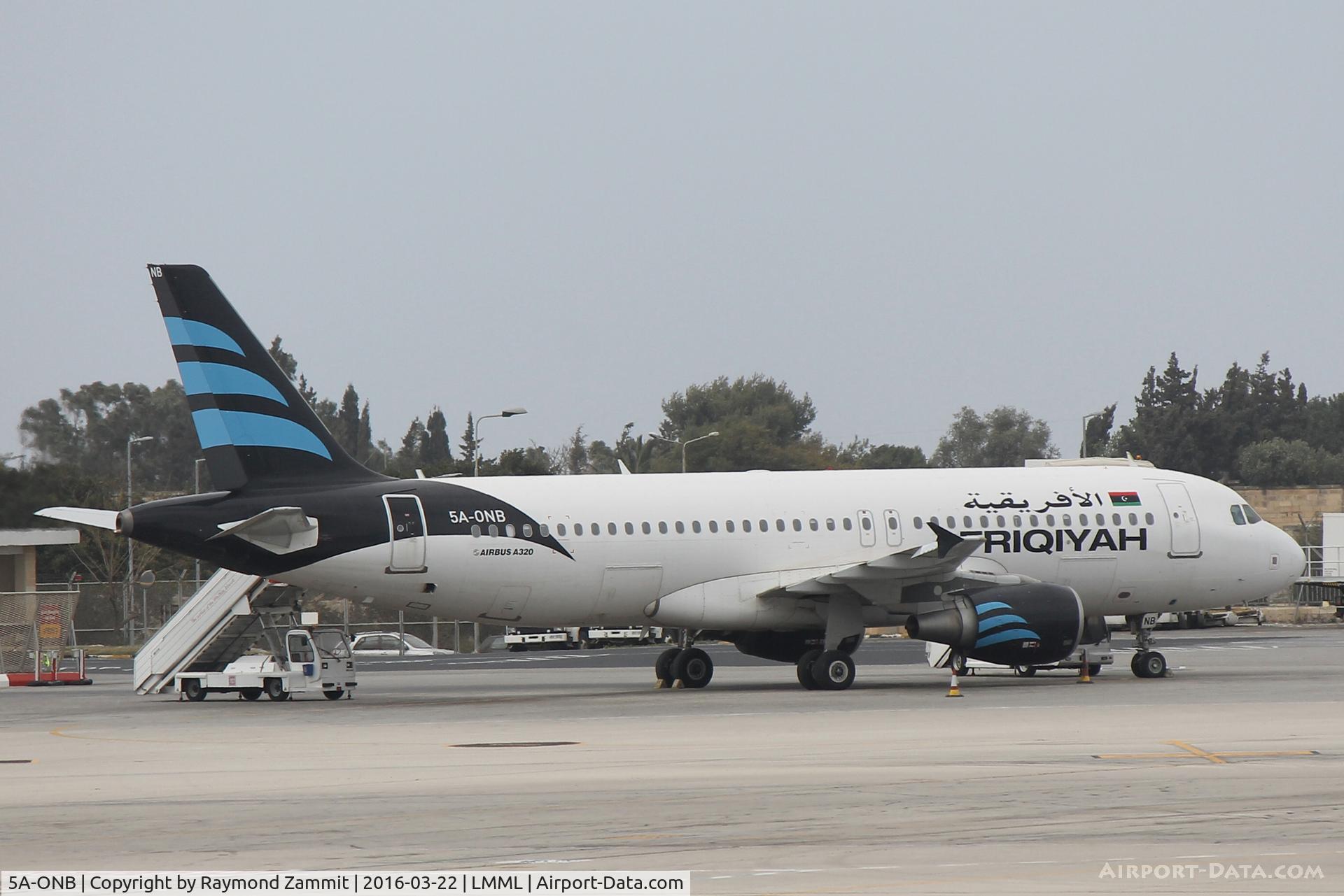 5A-ONB, 2007 Airbus A320-214 C/N 3236, A320 5A-ONB Afriqiyah