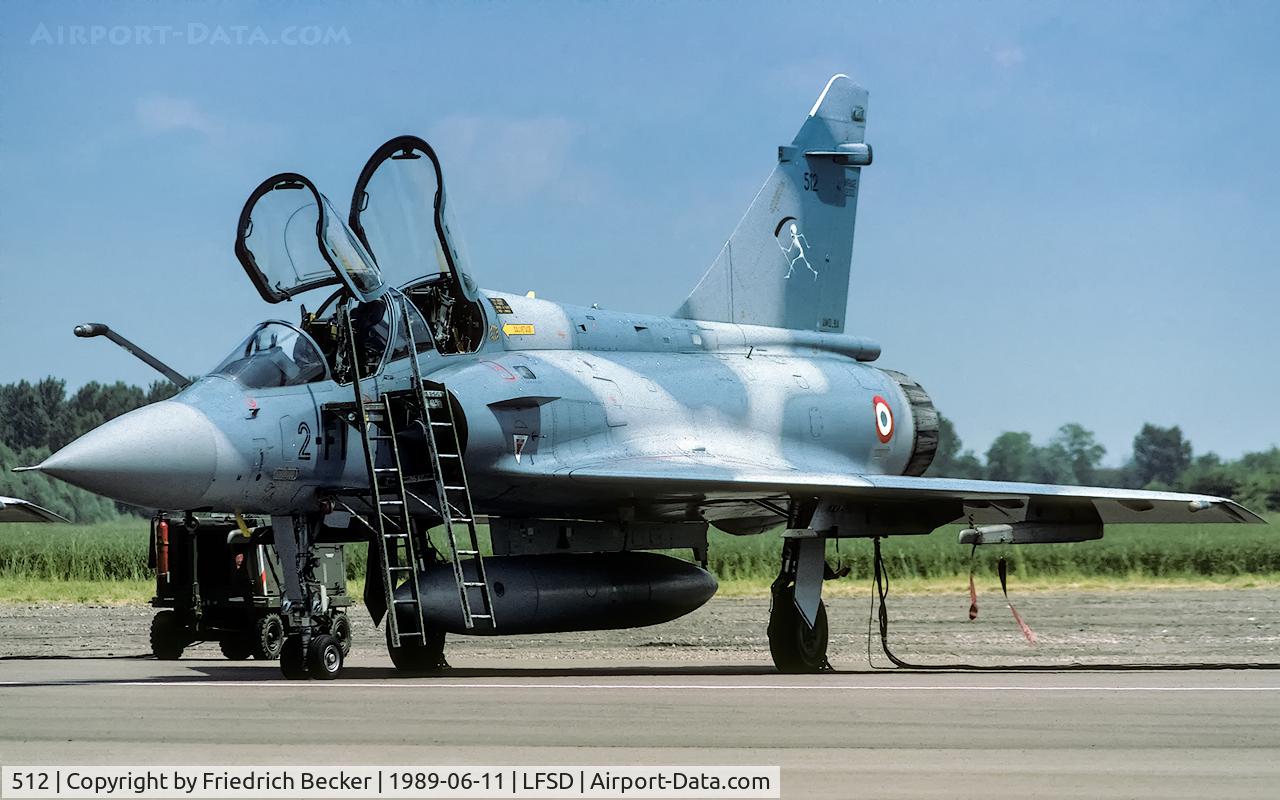512, Dassault Mirage 2000B C/N 145, Flightline at Dijon-Longvic Airbase