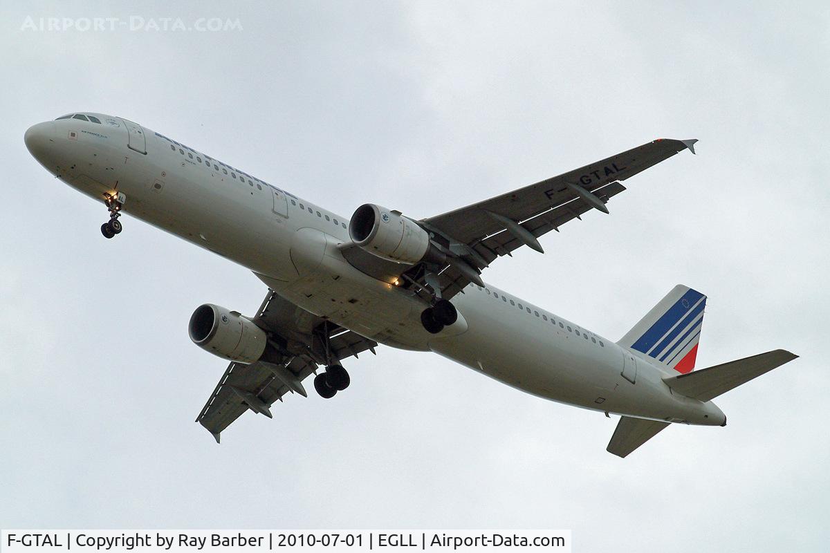 F-GTAL, 2002 Airbus A321-211 C/N 1691, Airbus A321-211 [1691] (Air France) Home~G 01/07/2010. On approach 27R.