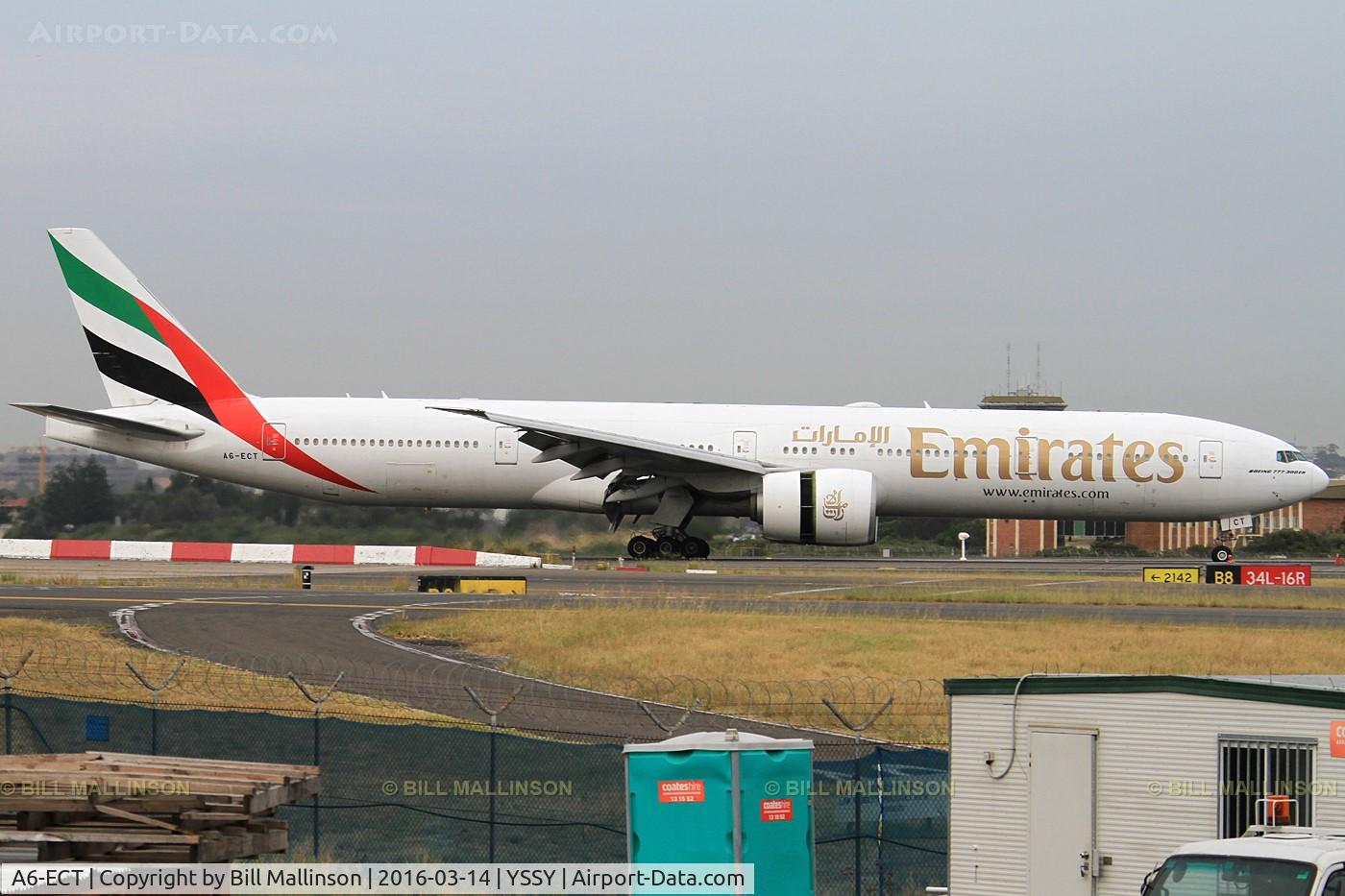 A6-ECT, 2009 Boeing 777-31H/ER C/N 35591, in from BKK as EK418