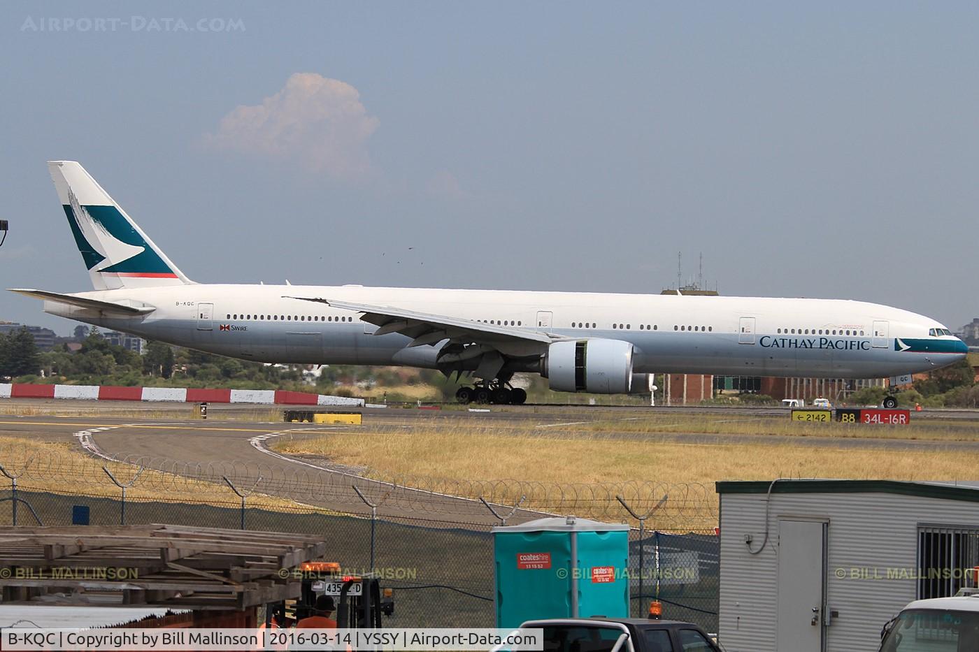 B-KQC, 2012 Boeing 777-367/ER C/N 39236, in from HKG