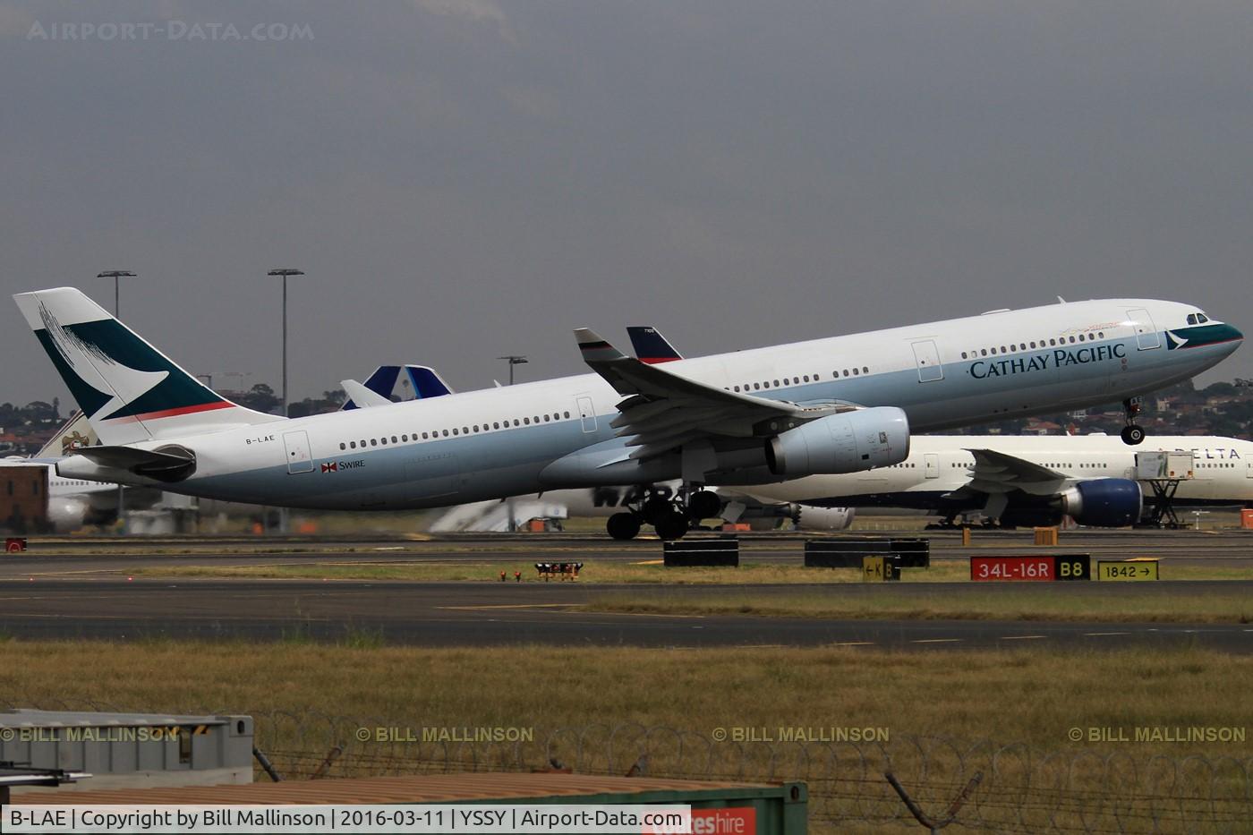 B-LAE, 2007 Airbus A330-343X C/N 850, away to HKG