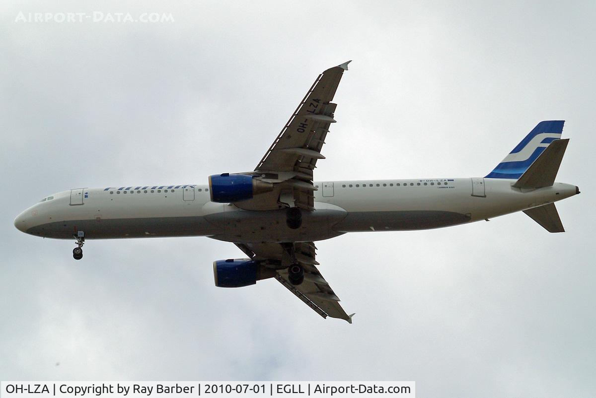 OH-LZA, 1999 Airbus A321-211 C/N 0941, Airbus A321-211 [0941] (Finnair) Home~G 01/07/2010. on approach 27R.