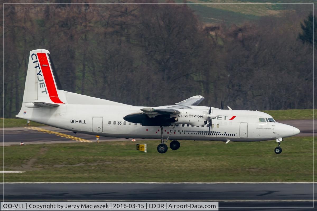 OO-VLL, 1989 Fokker 50 C/N 20144, (City of Rotterdam), 1989 Fokker 50,