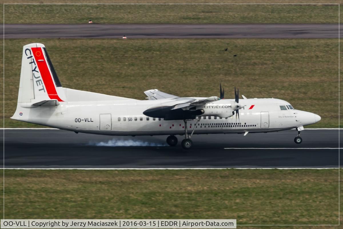 OO-VLL, 1989 Fokker 50 C/N 20144, (City of Rotterdam), 1989 Fokker 50,
