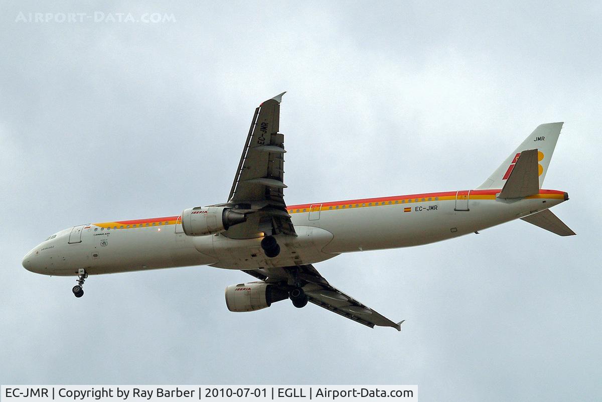 EC-JMR, 2005 Airbus A321-211 C/N 2599, Airbus A321-211 [2599] (Iberia) Home~G 01/07/2010. On approach 27R.