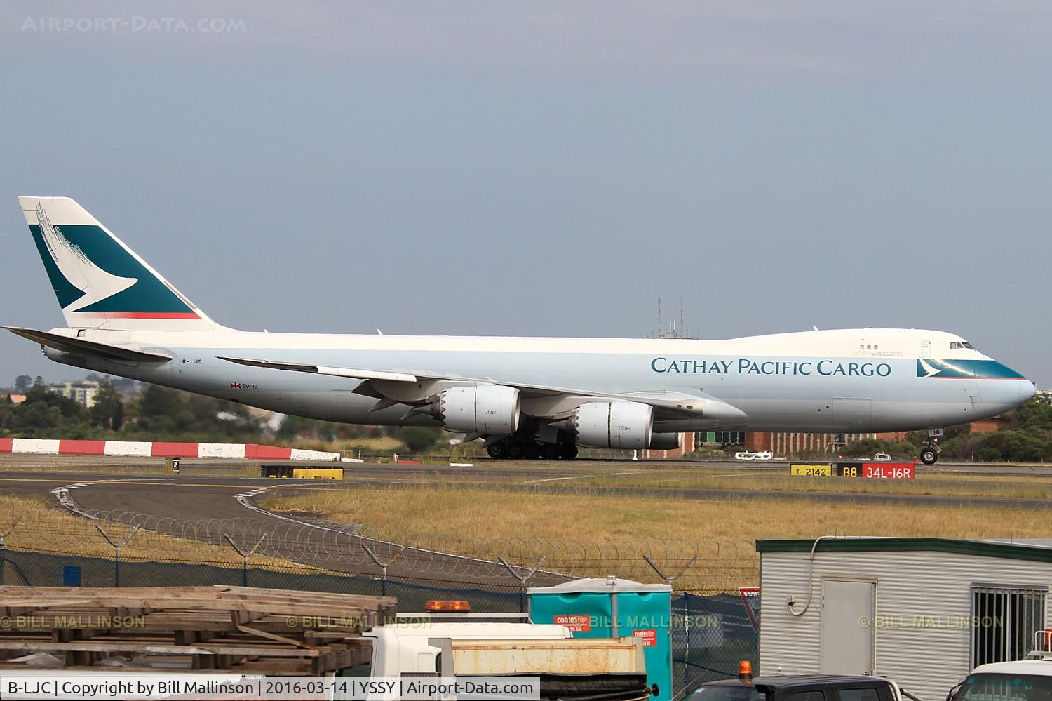 B-LJC, 2011 Boeing 747-867F/SCD C/N 39240, in from HKG
