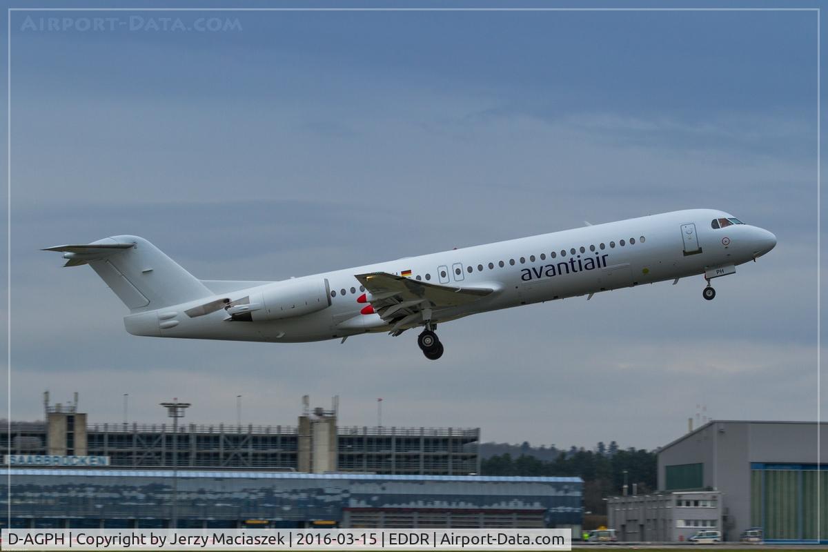 D-AGPH, 1990 Fokker 100 (F-28-0100) C/N 11308, Fokker 100 (F-28-0100)