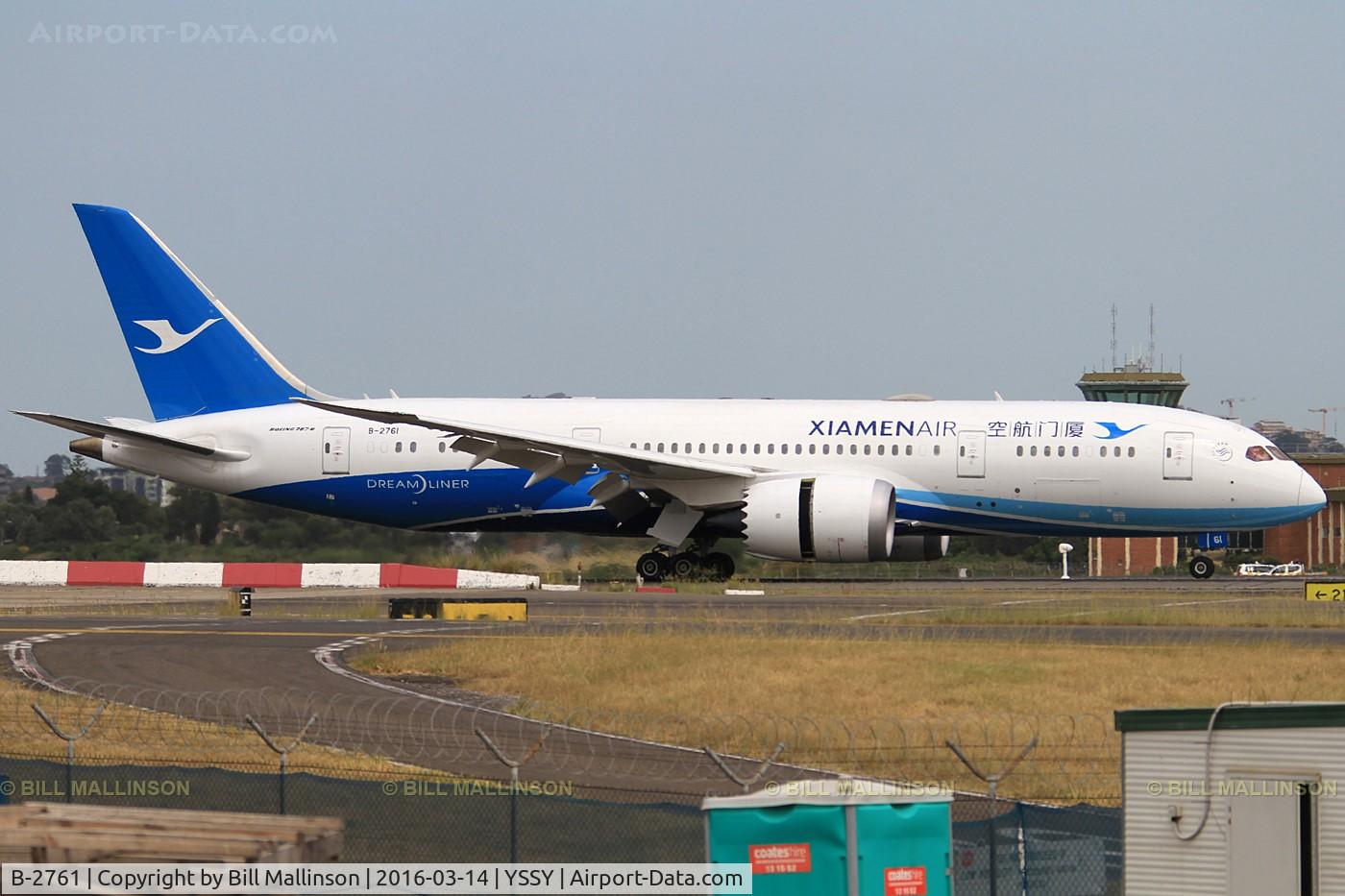 B-2761, 2015 Boeing 787-8 Dreamliner Dreamliner C/N 41541, taxiing from 34L