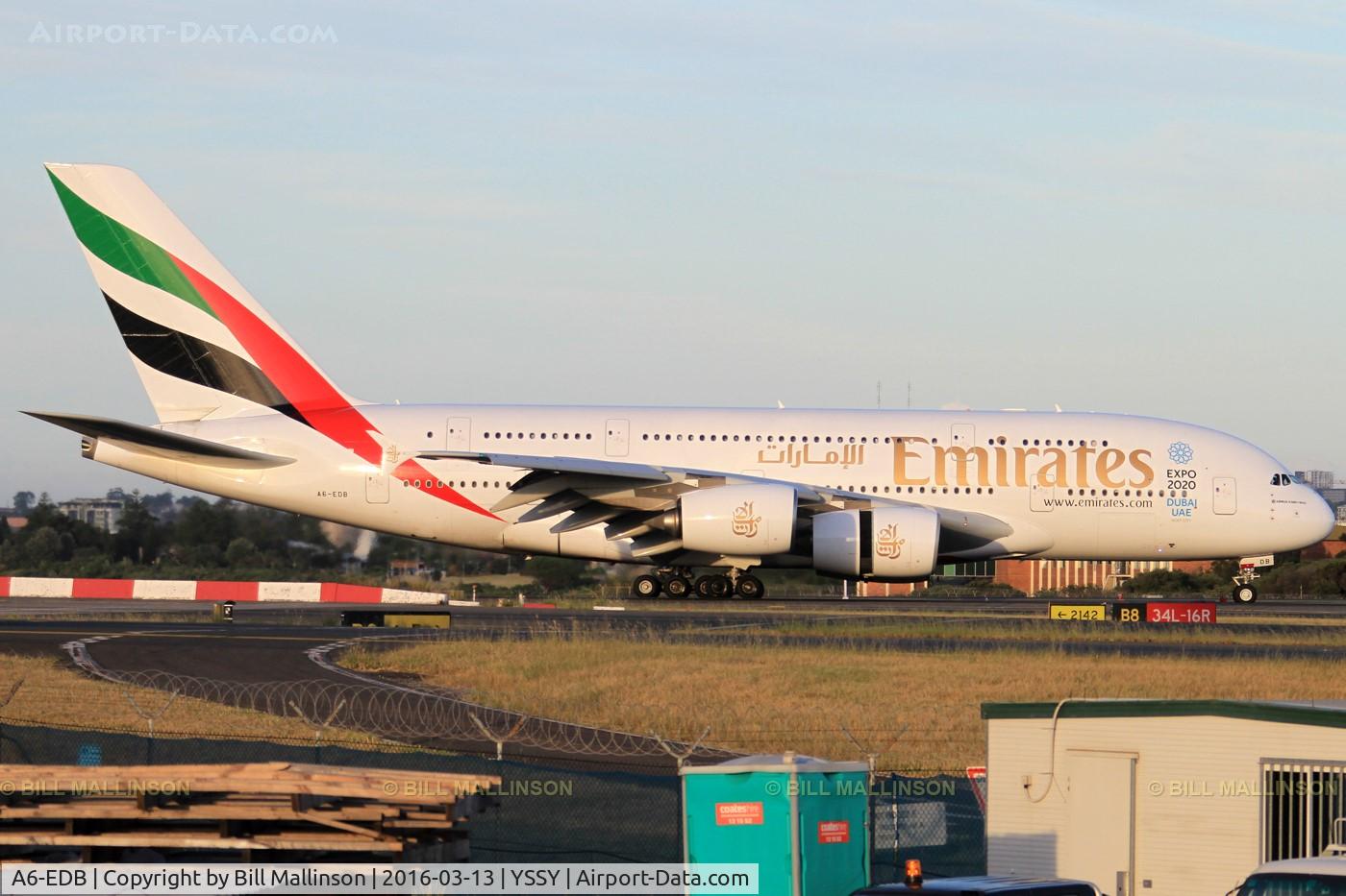 A6-EDB, 2008 Airbus A380-861 C/N 013, in as EK412