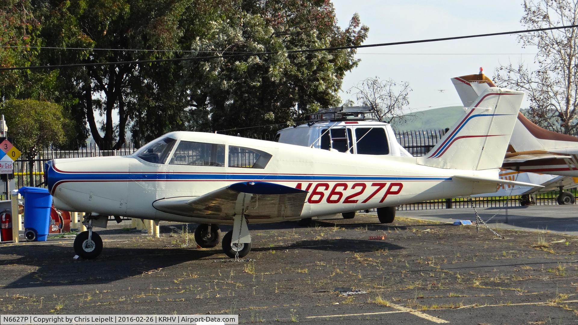 N6627P, 1959 Piper PA-24 C/N 24-1750, Locally-based 1959 Piper Comanche at Reid Hillview Airport, San Jose, CA.