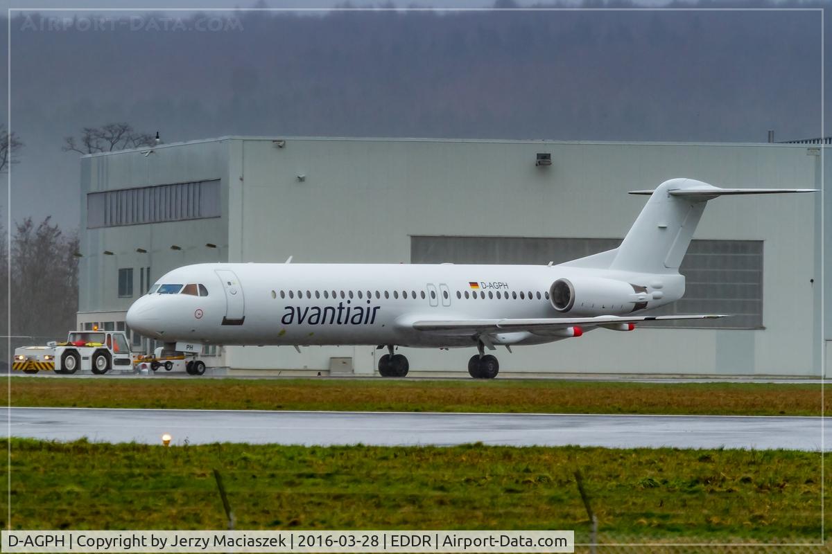 D-AGPH, 1990 Fokker 100 (F-28-0100) C/N 11308, Fokker 100 (F-28-0100)