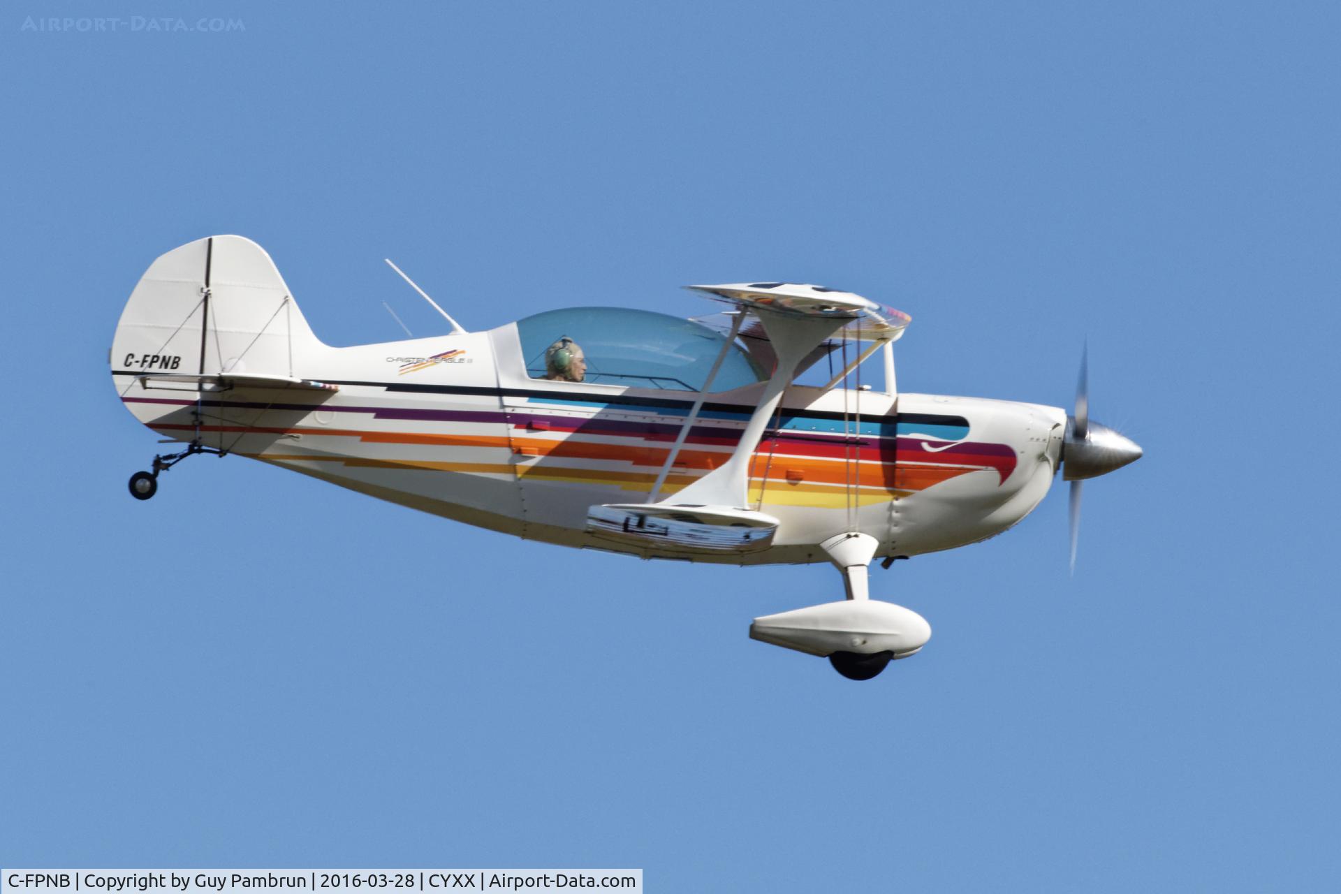 C-FPNB, 1982 Christen Eagle II C/N 001 (C-FPNB), Landing
