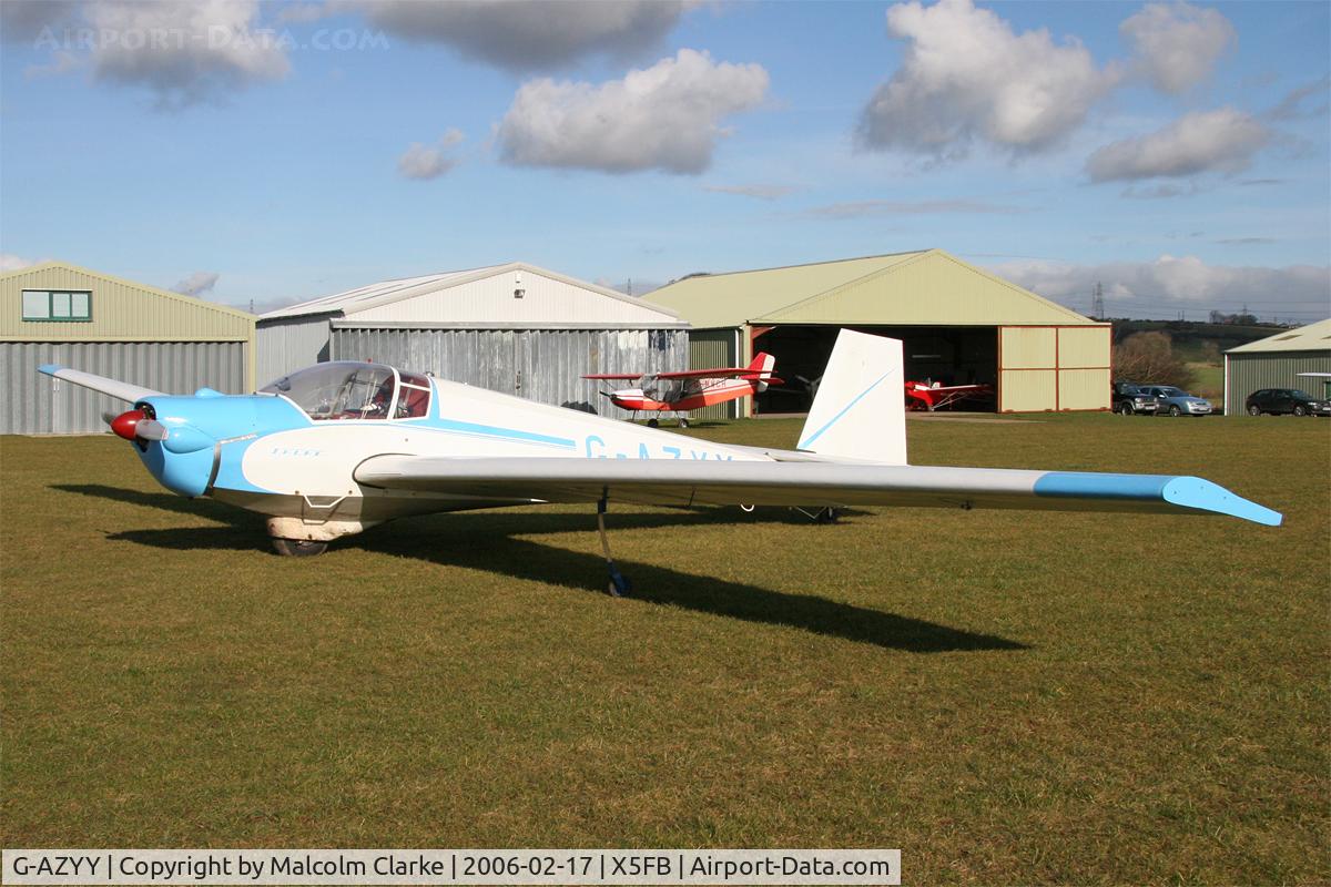G-AZYY, 1972 Slingsby T-61A Falke C/N 1770, Slingsby T-61A Falke, Fishburn Airfield, February 2006.