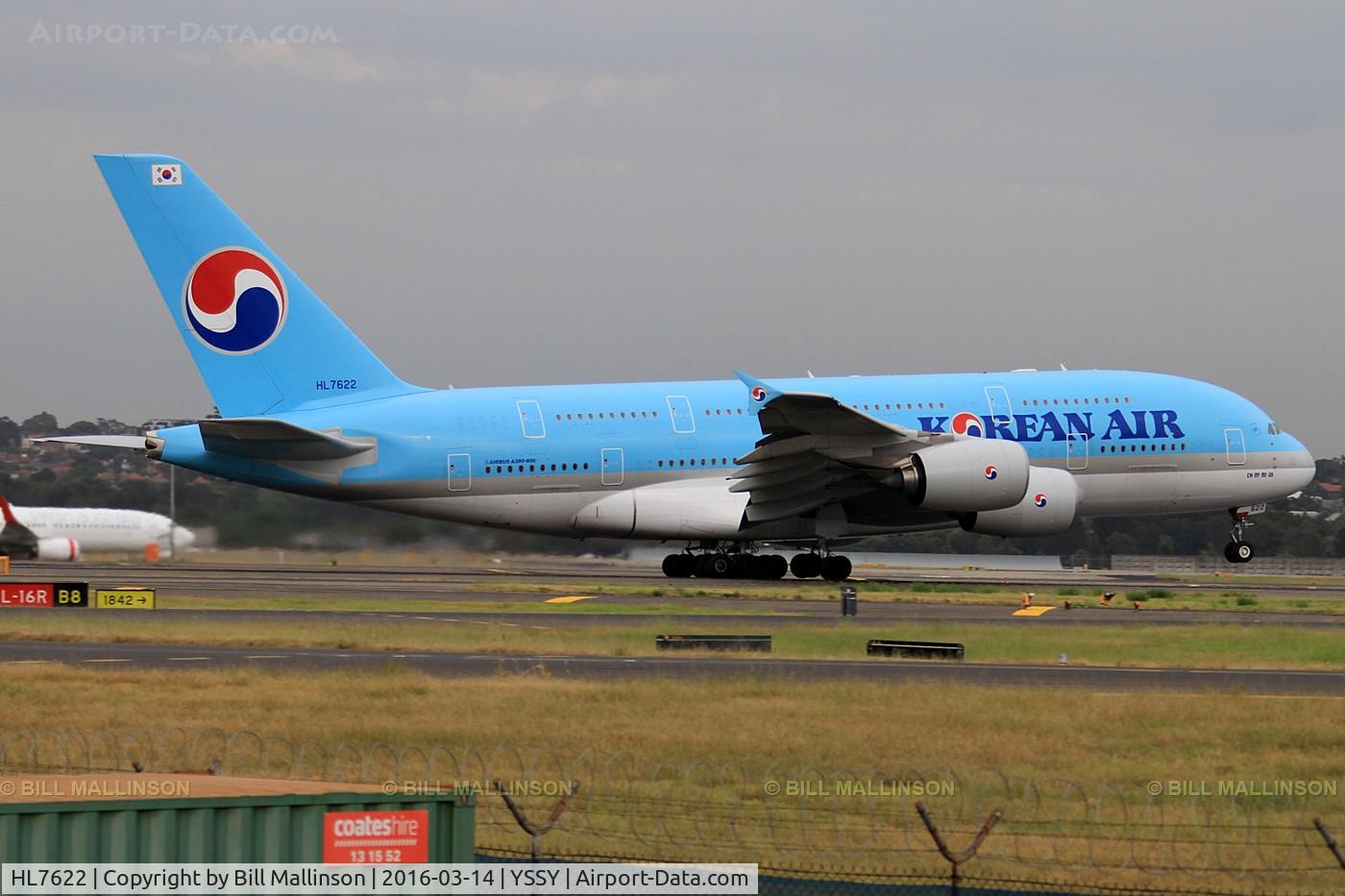 HL7622, 2013 Airbus A380-861 C/N 128, away to SEL