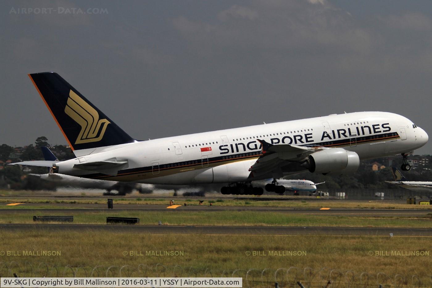 9V-SKG, 2008 Airbus A380-841 C/N 019, home to SIN