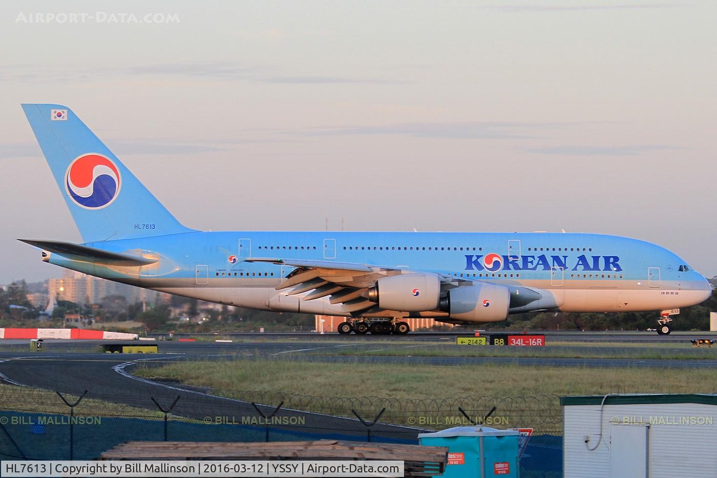 HL7613, 2010 Airbus A380-861 C/N 059, in from SEL